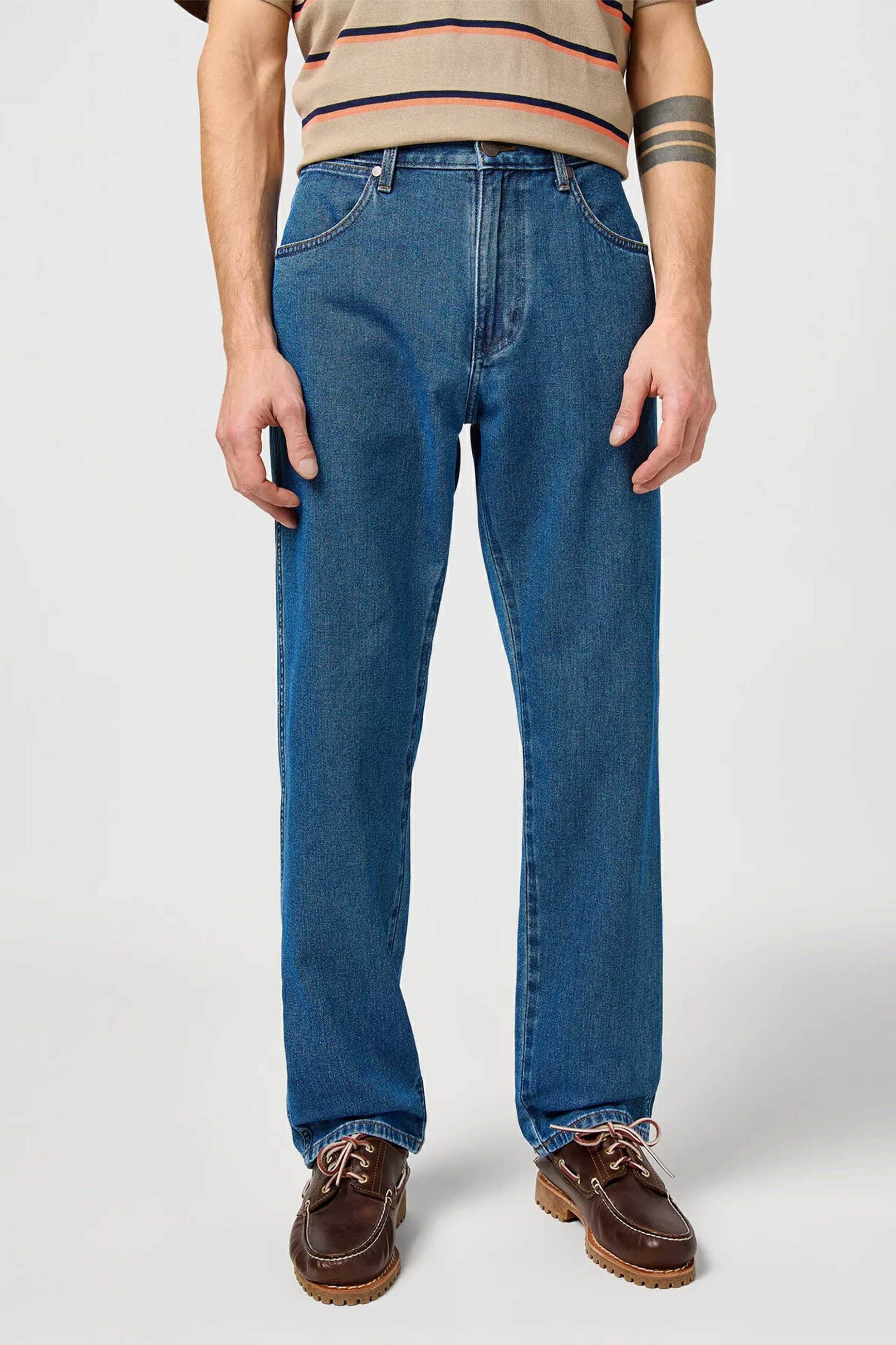 Wrangler® ανδρικό τζιν παντελόνι "Frontier Dark Stone" - 112362451 Denim Blue Σκούρο φωτογραφία