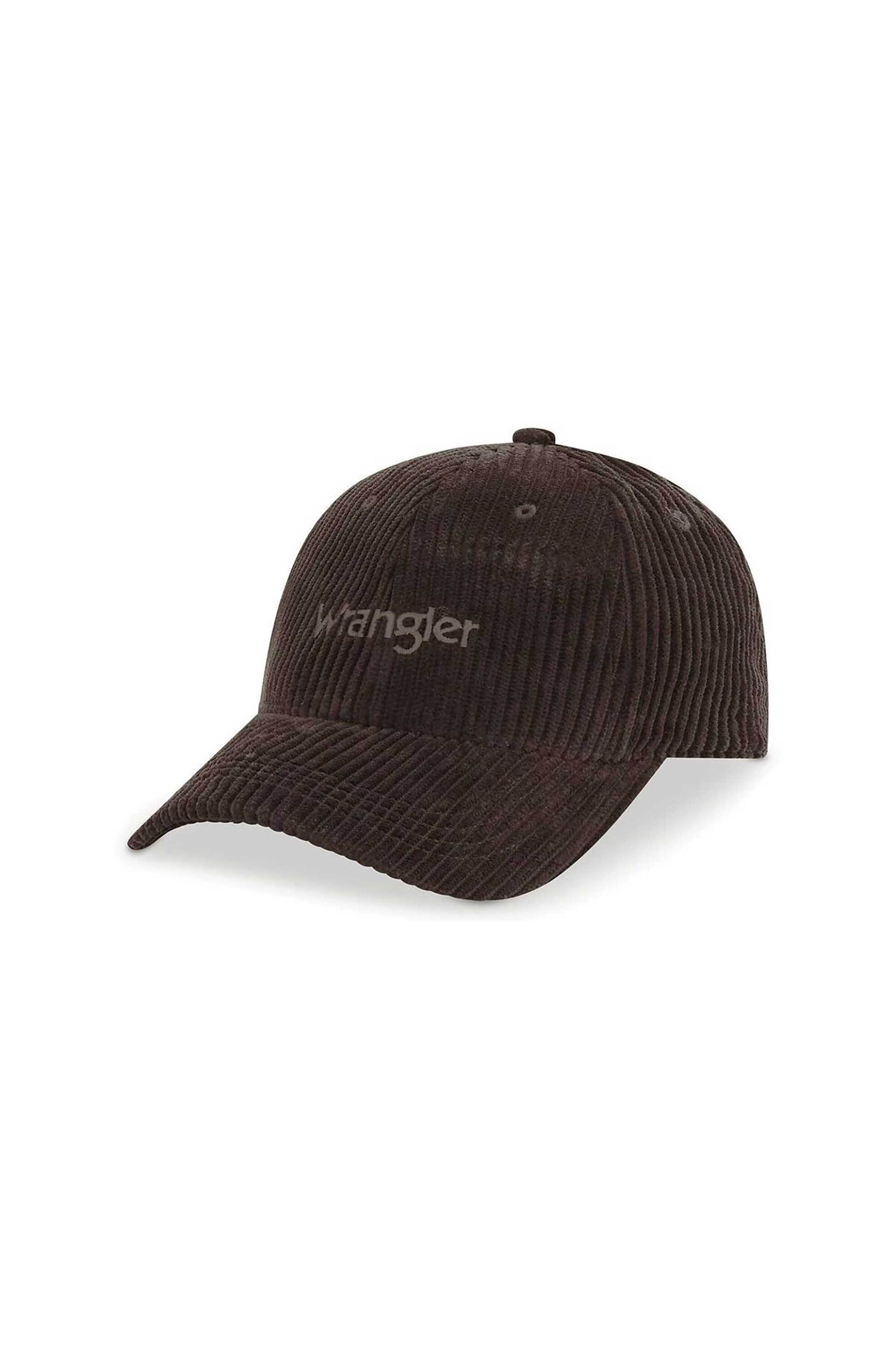 Wrangler® ανδρικό κοτλέ καπέλο jockey με λογότυπο - 112372435 Καφέ