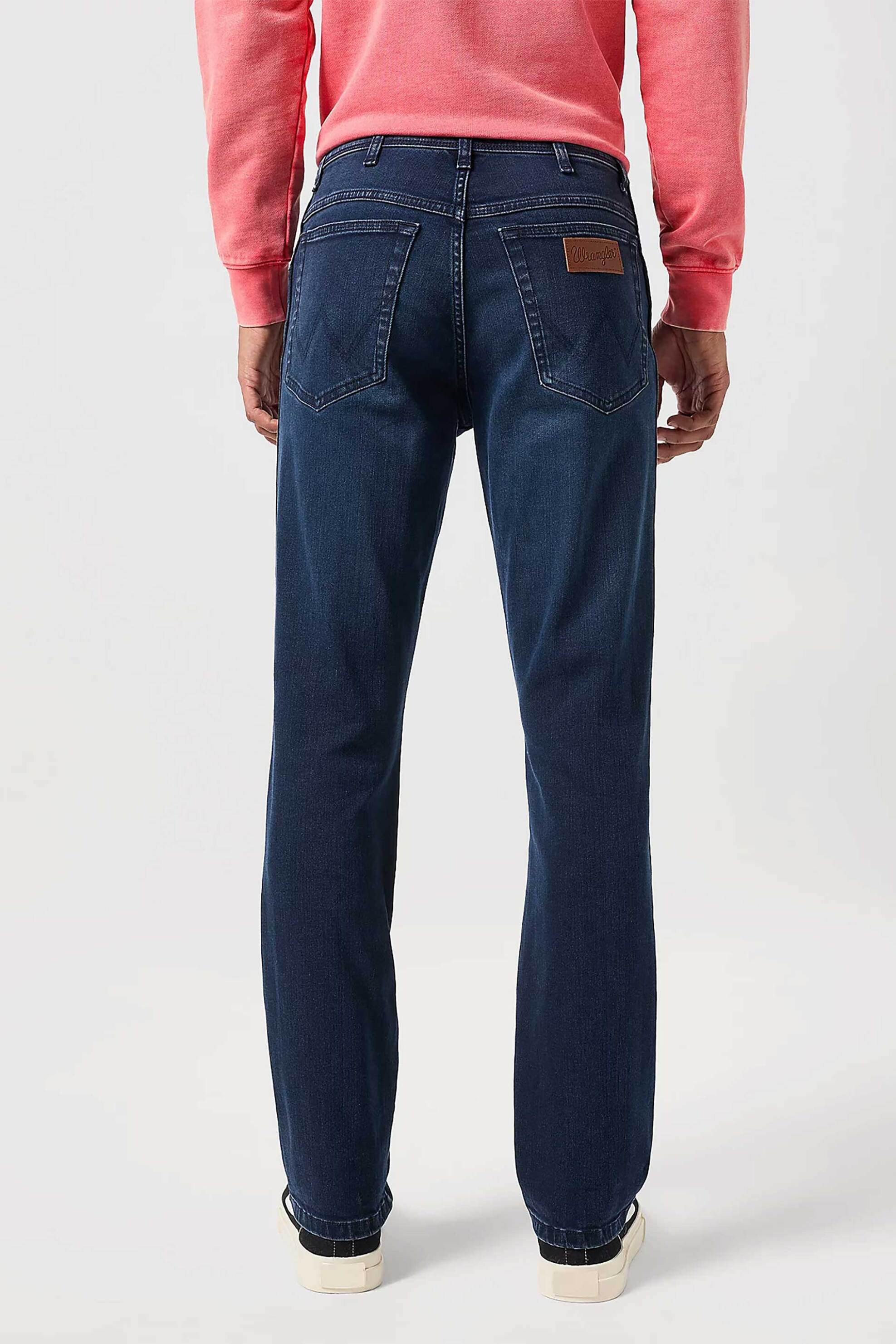 Wrangler® ανδρικό τζιν παντελόνι πεντάτσεπο "Wild Horse" Slim Fit - 112352716 Denim Blue Σκούρο φωτογραφία