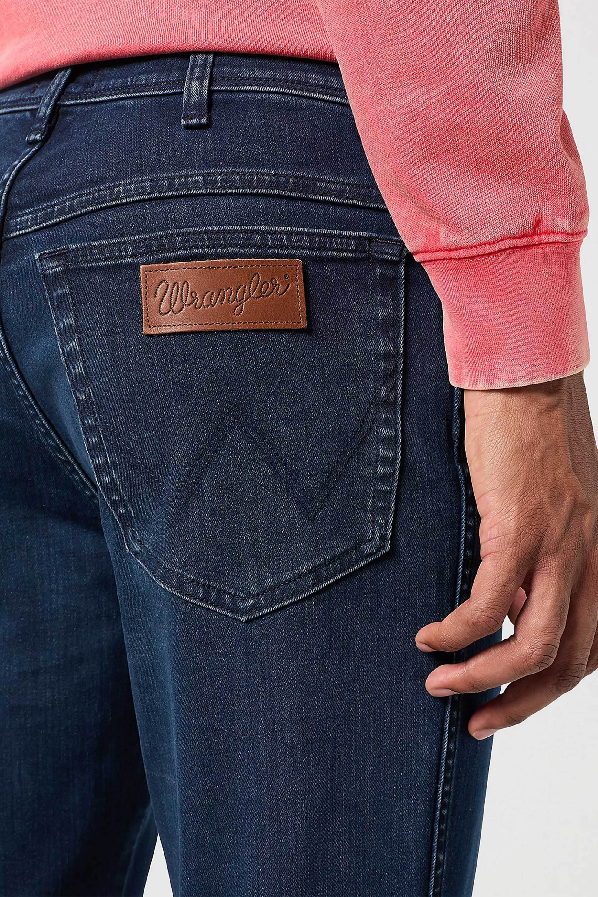 Wrangler® ανδρικό τζιν παντελόνι πεντάτσεπο "Wild Horse" Slim Fit - 112352716 Denim Blue Σκούρο φωτογραφία