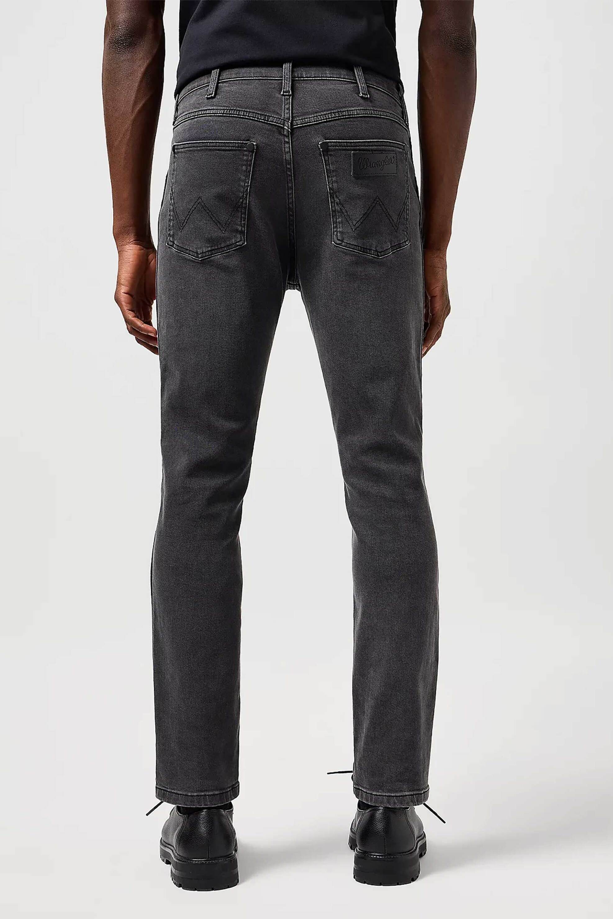 Wrangler® ανδρικό τζιν παντελόνι πεντάτσεπο Slim Tapered "Larston High Stretch" - 112362433 Μαύρο φωτογραφία