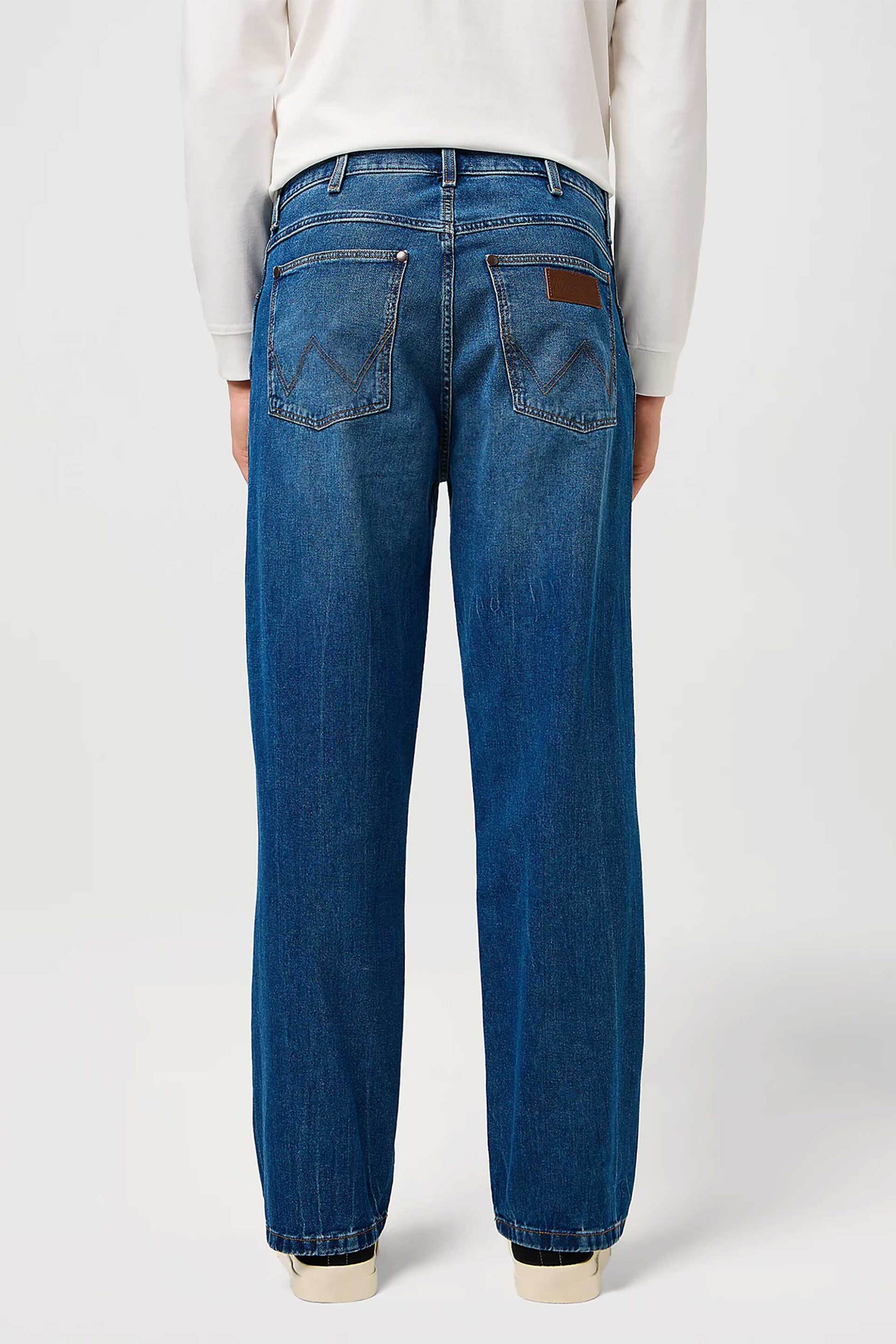 Wrangler® ανδρικό τζιν παντελόνι Loose Straight - 112371018 Denim Blue φωτογραφία