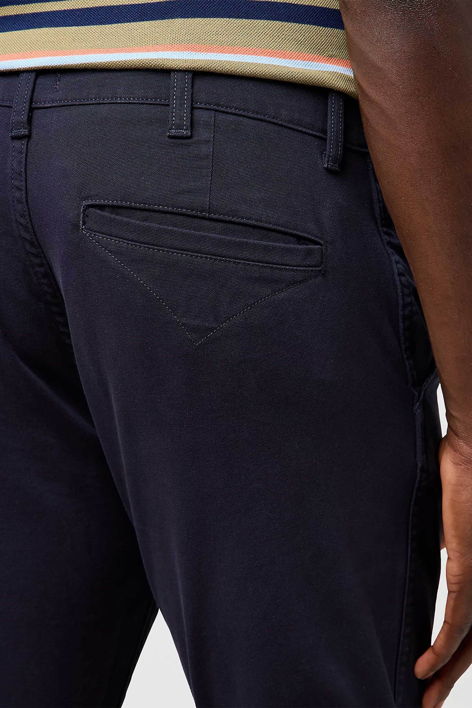 Wrangler Ανδρικό Chino Παντελόνι Regular Straight Fit - 112371030 Μπλε Σκούρο