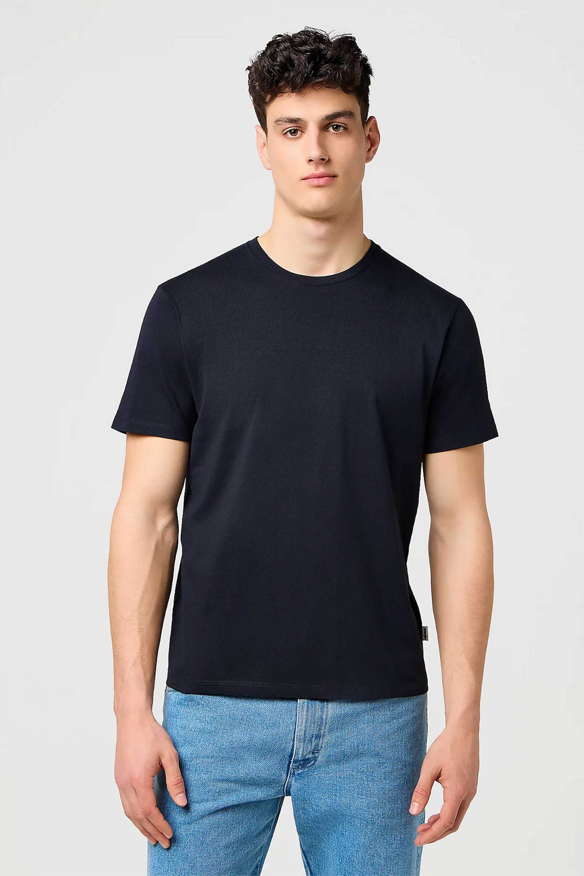 Wrangler® σετ ανδρικά T-shirts μονόχρωμα Regular Fit (3 τεμάχια) - 112371481 Λευκό φωτογραφία