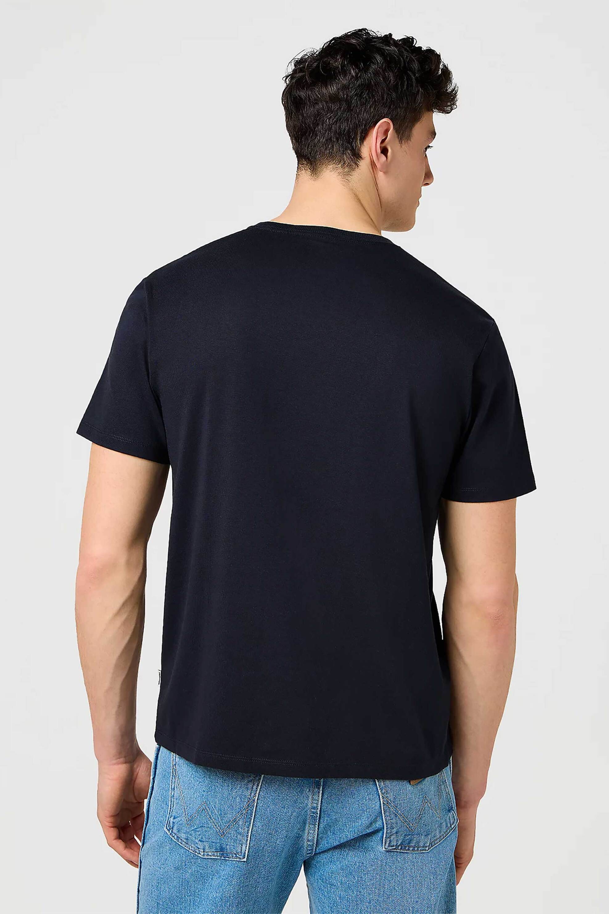 Wrangler® σετ ανδρικά T-shirts μονόχρωμα Regular Fit (3 τεμάχια) - 112371481 Λευκό φωτογραφία