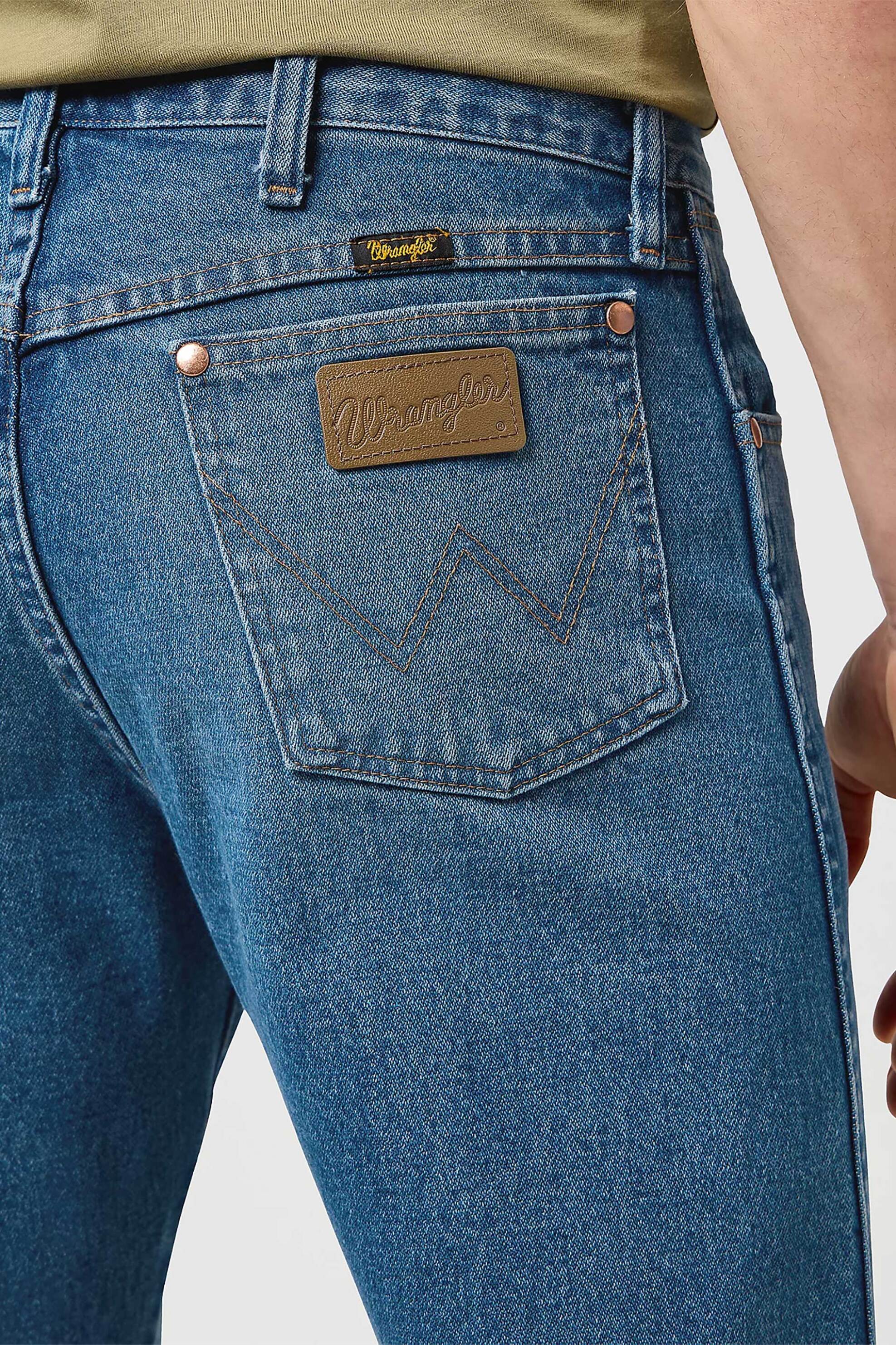 Wrangler® ανδρικό τζιν παντελόνι πεντάτσεπο Straight Fit "13Mwz" - 112371511 Denim Blue φωτογραφία