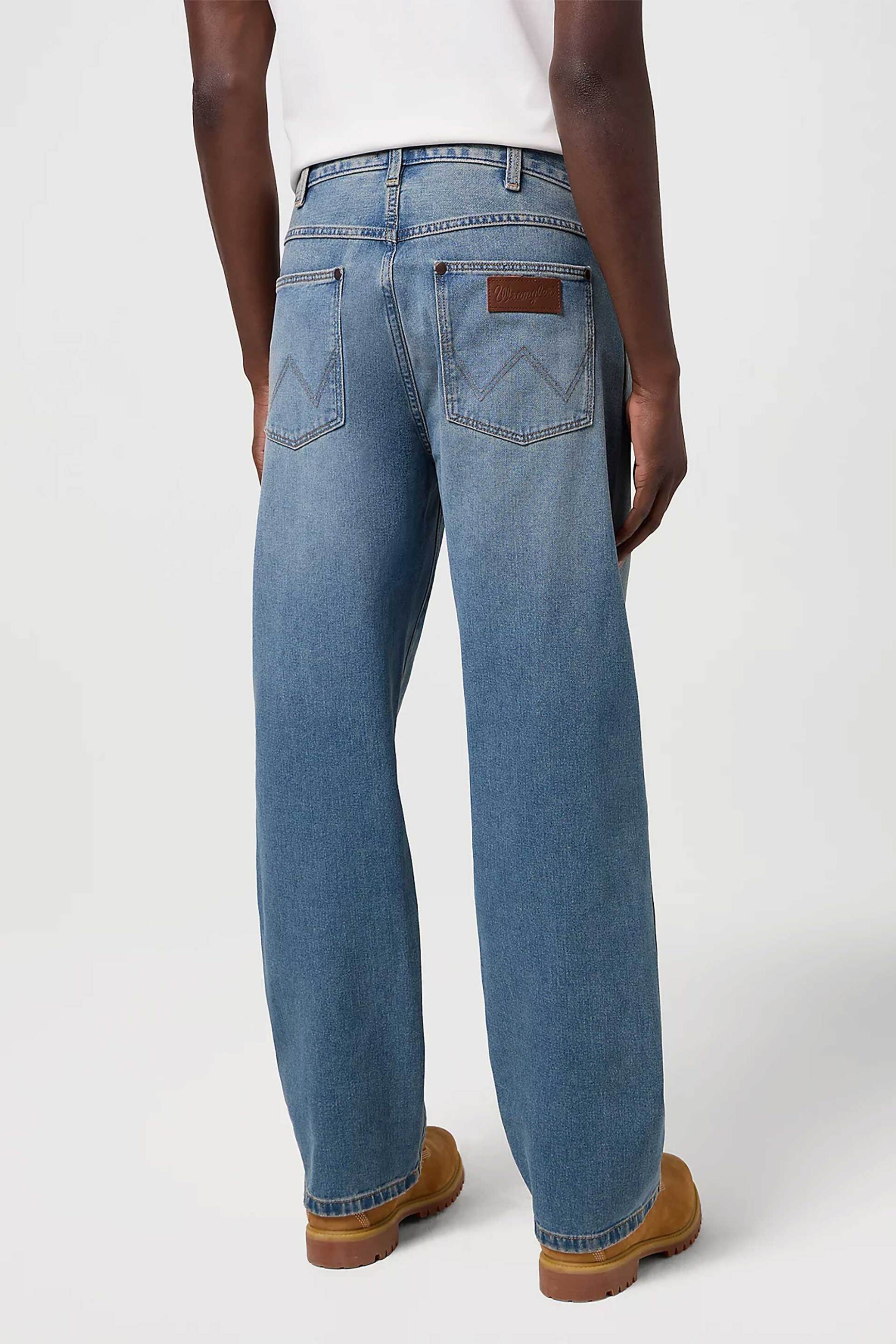 Wrangler® ανδρικό τζιν παντελόνι πεντάτσεπο Loose Straight Fit "90's" - 112371019 Denim Blue φωτογραφία