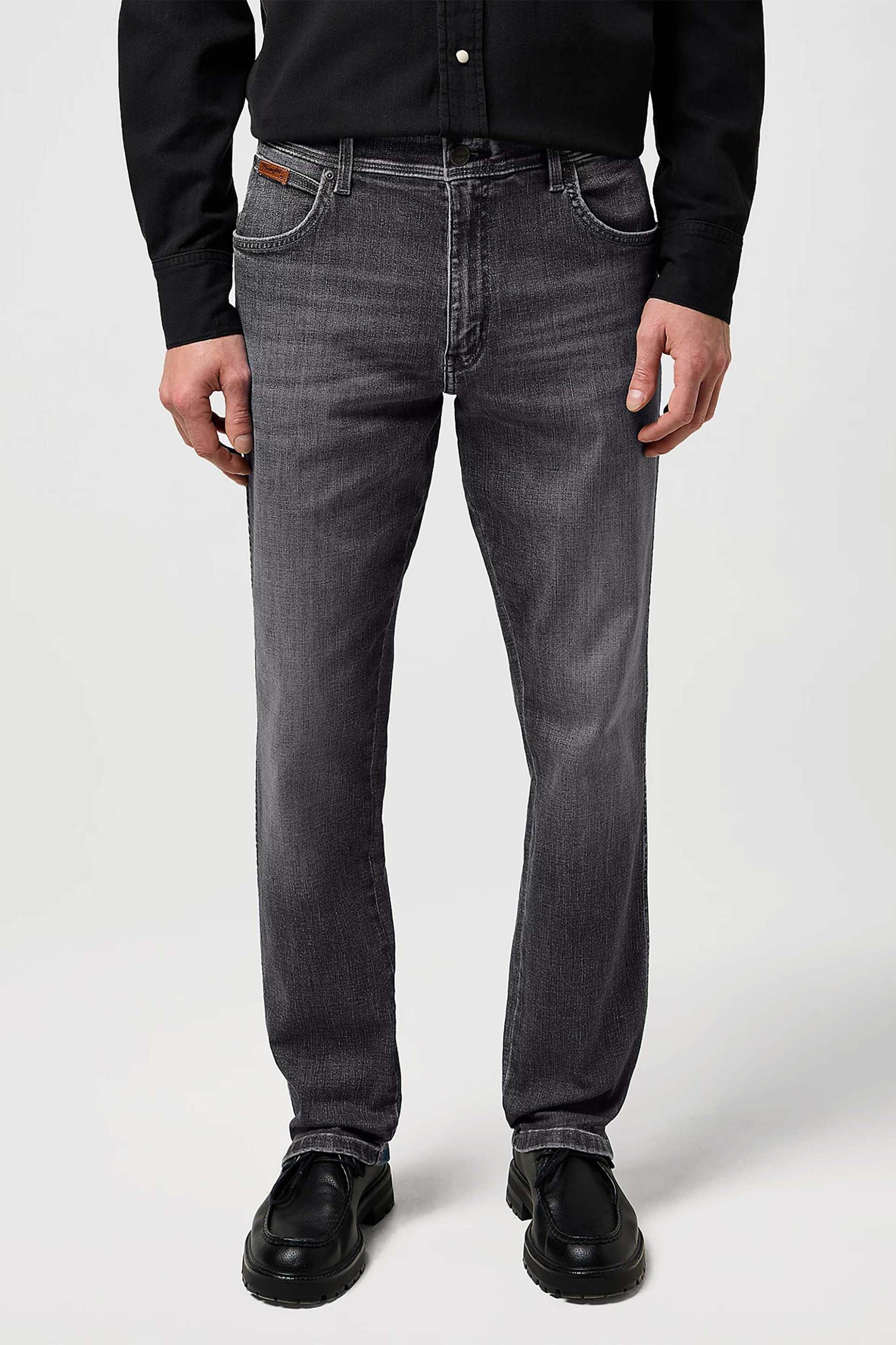 Wrangler® ανδρικό τζιν παντελόνι πεντάτσεπο Slim Fit "Texas" - 112371656 Μαύρο φωτογραφία