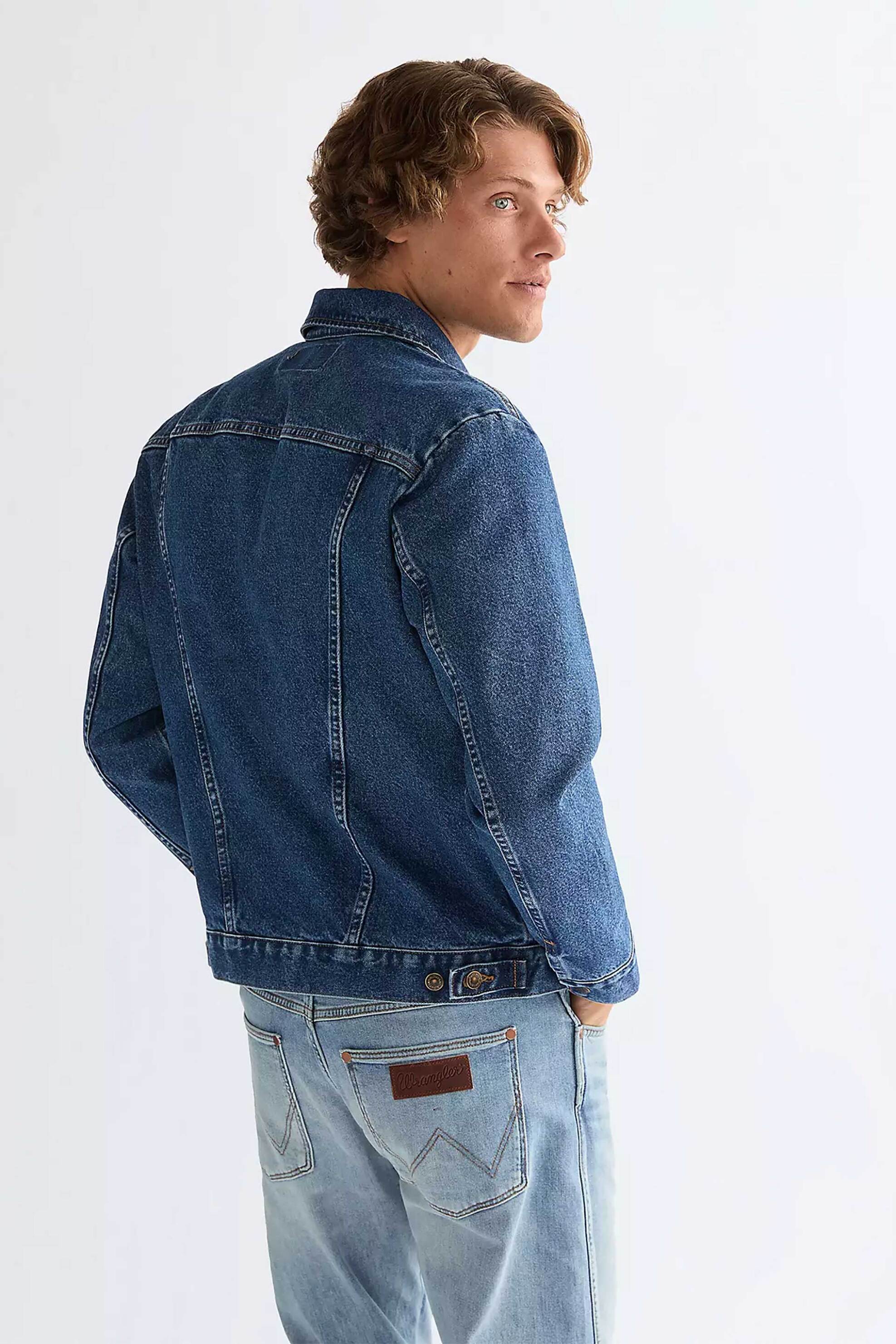 Wrangler Ανδρικό Denim Jacket Regular Fit Cowboy - 112378960 Blue
