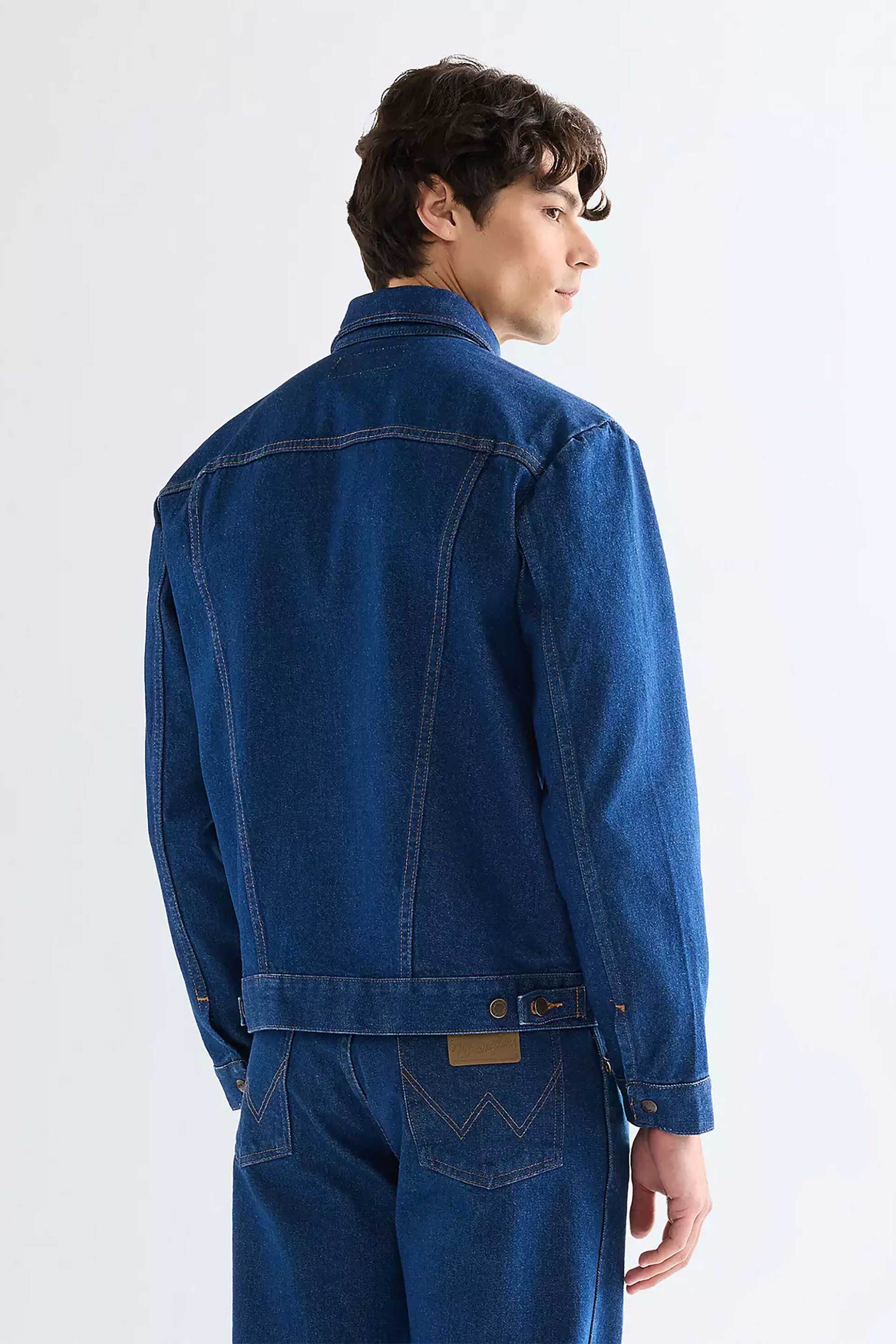 Wrangler Ανδρικό Denim Jacket Regular Fit Cowboy - 112379708 Blue