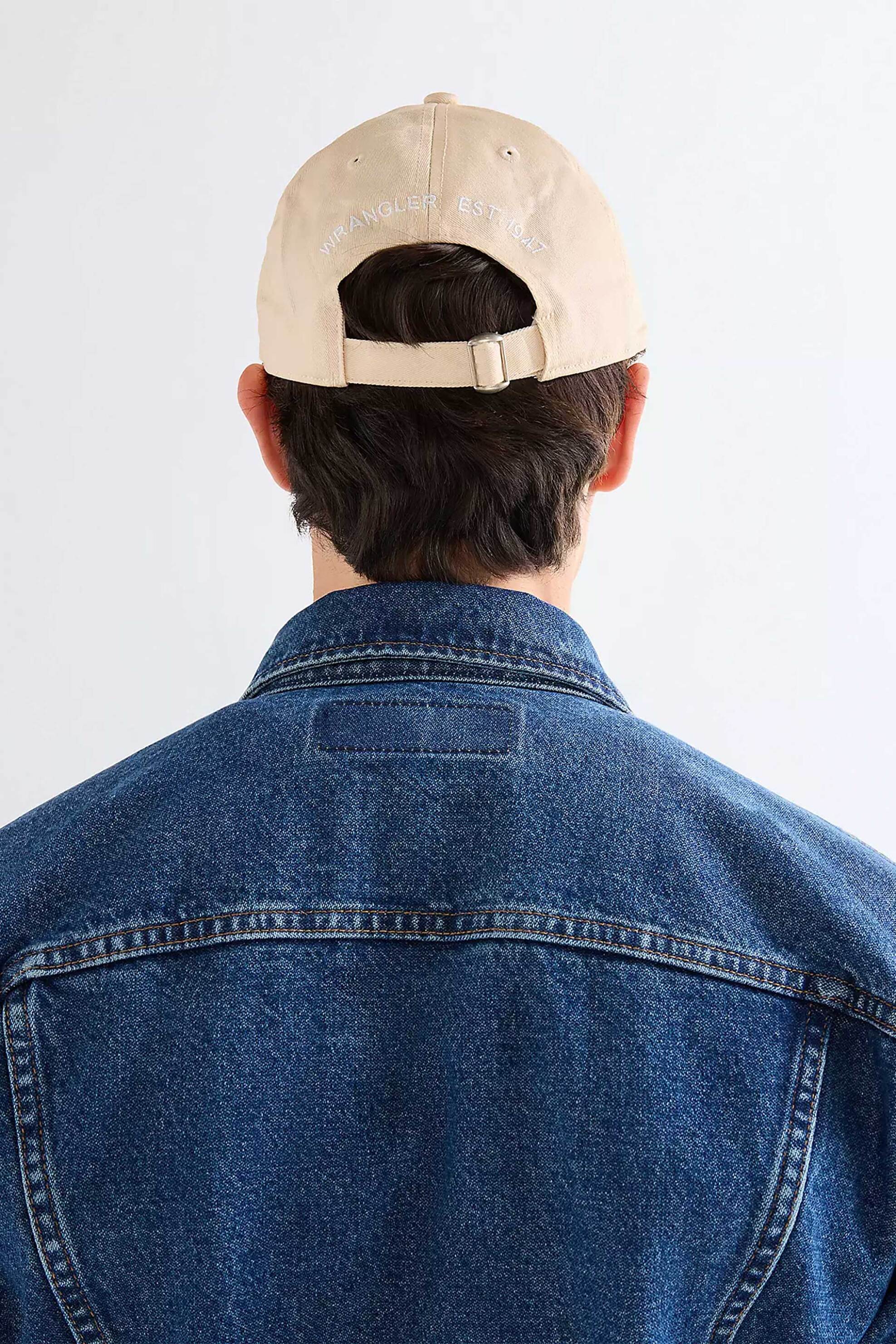 Wrangler Ανδρικό Καπέλο Jockey με Λογότυπο - 112378792 Μπεζ