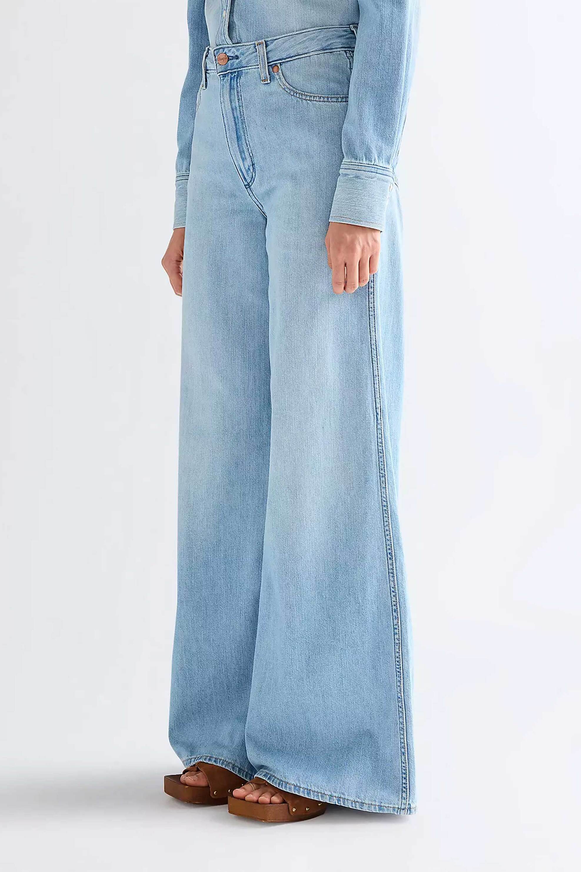 Wrangler® γυναικείο τζιν παντελόνι πεντάτσεπο Loose Fit 