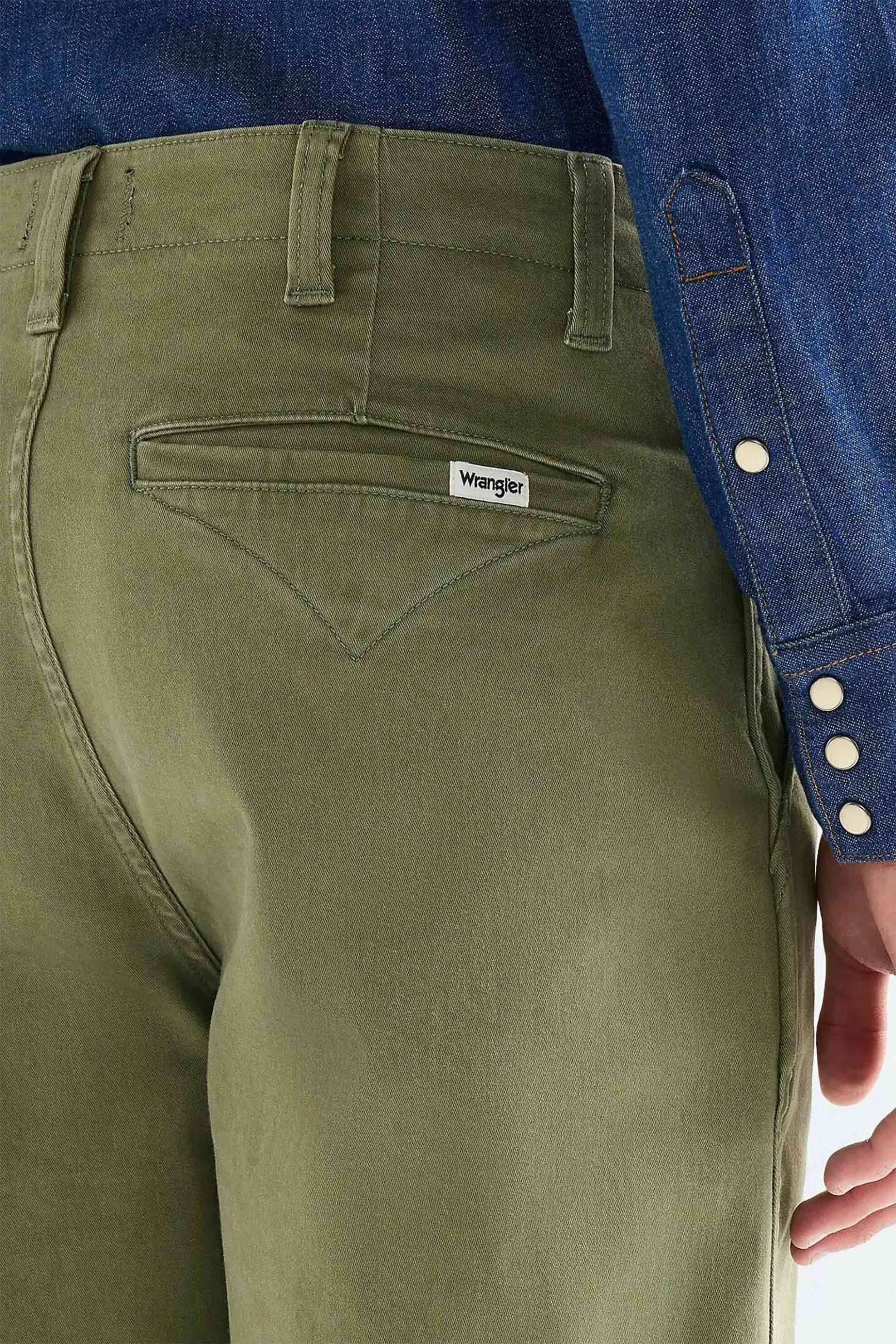 Wrangler Ανδρική Βερμούδα Chino Regular Fit - 112377831 Λαδί