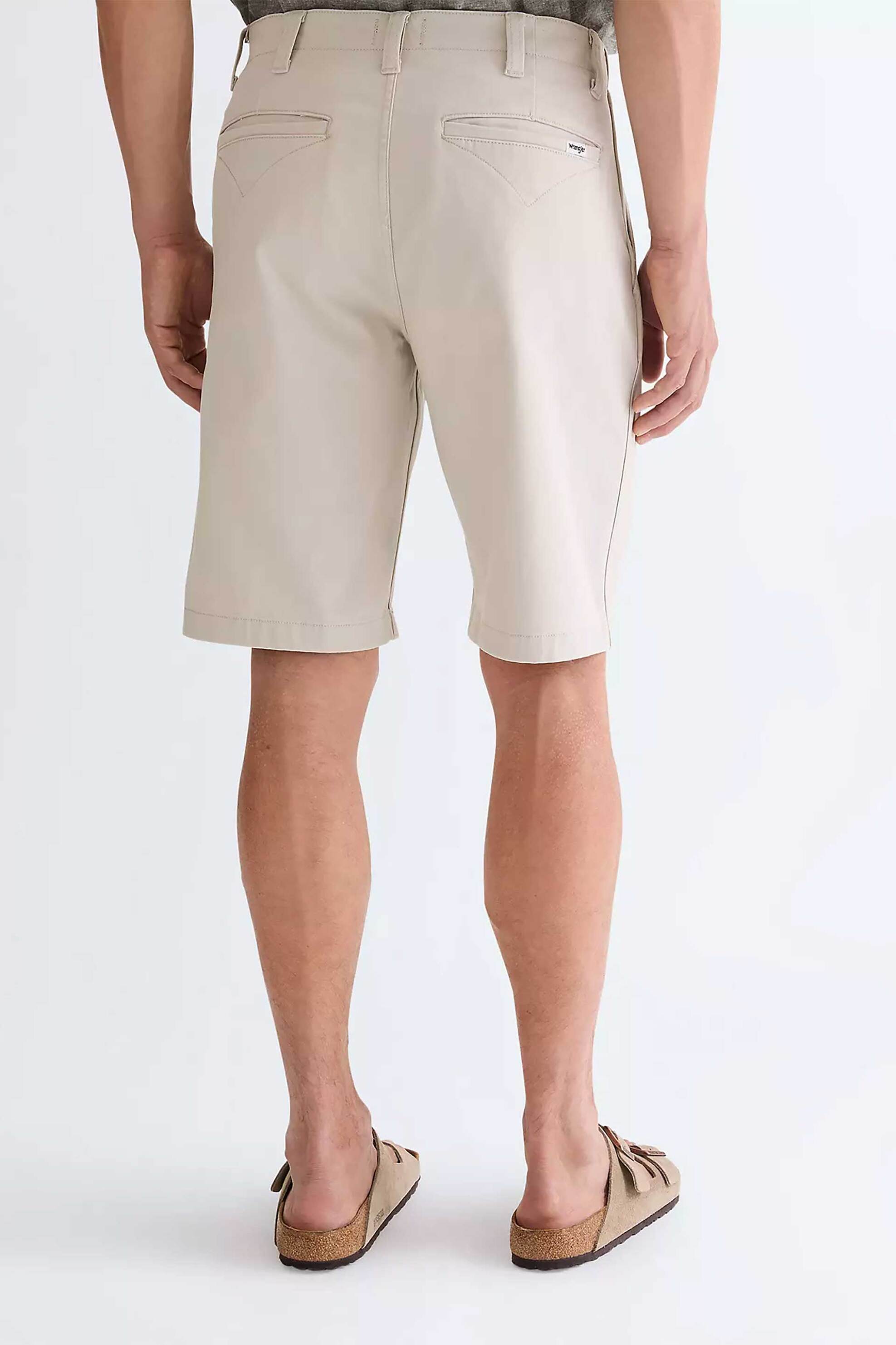 Wrangler Ανδρική Βερμούδα Chino Regular Fit - 112377834 Μπεζ