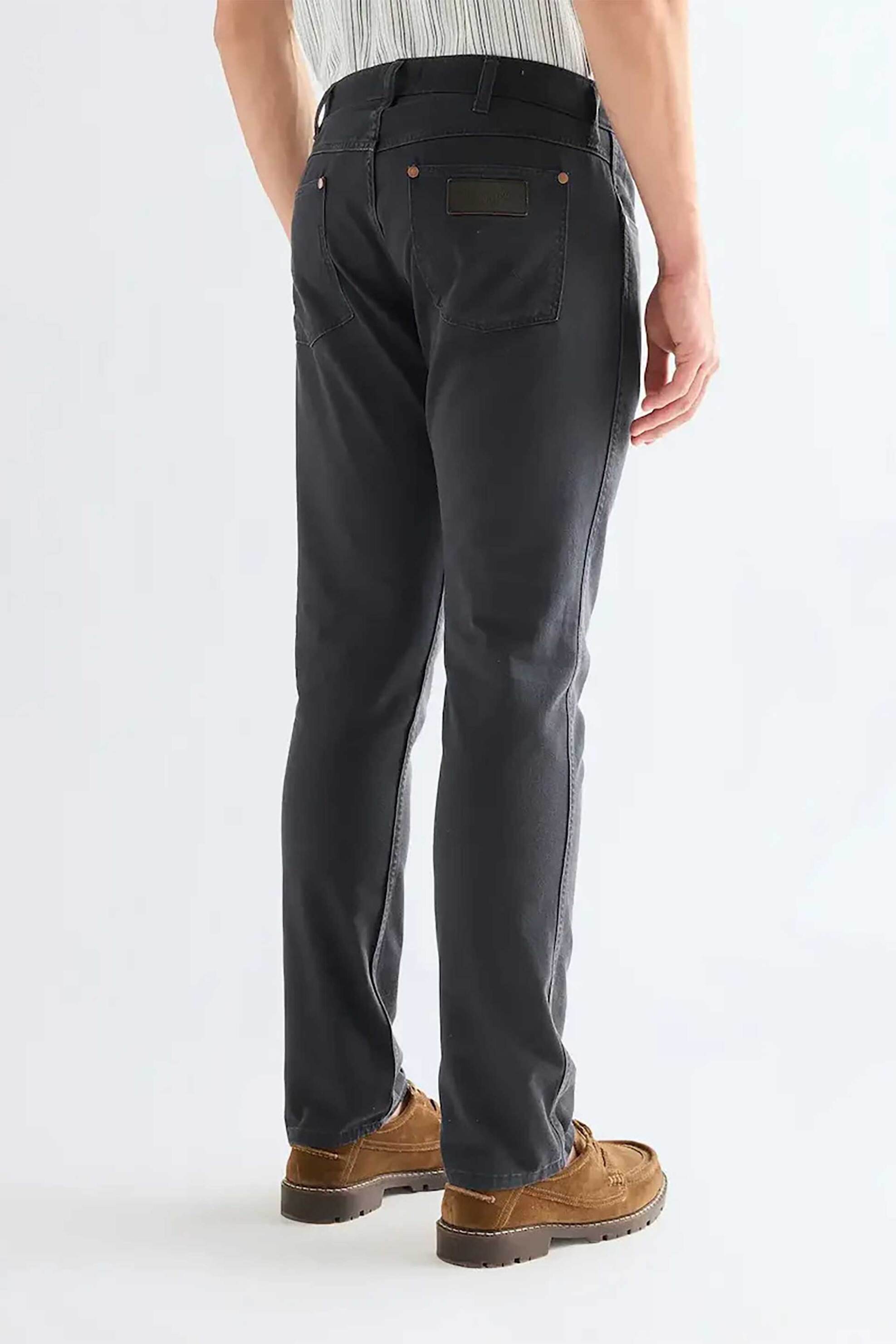 Wrangler Ανδρικό Παντελόνι Πεντάτσεπο Straight Fit Greensboro - 112378954 Μπλε Σκούρο