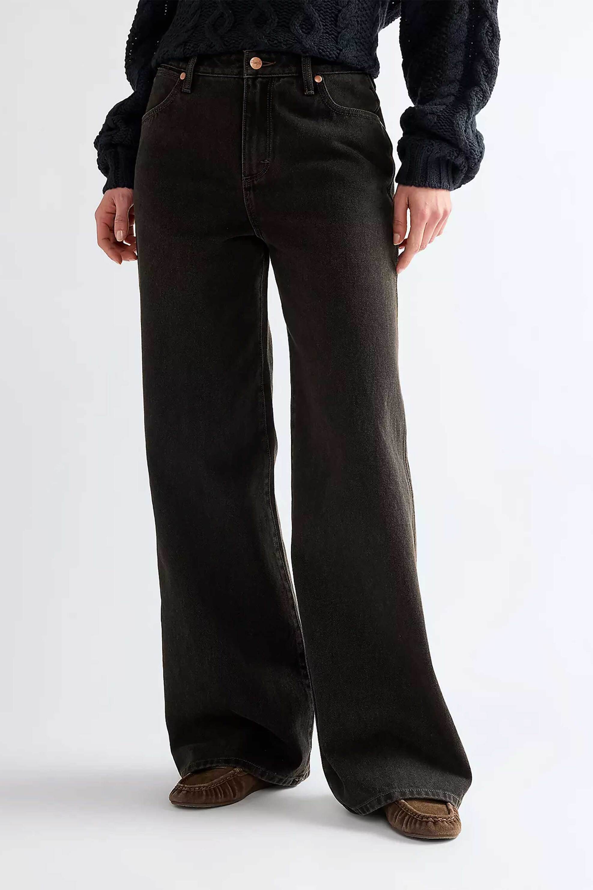 Wrangler® γυναικείο τζιν παντελόνι πεντάτσεπο Loose Straight Fit 