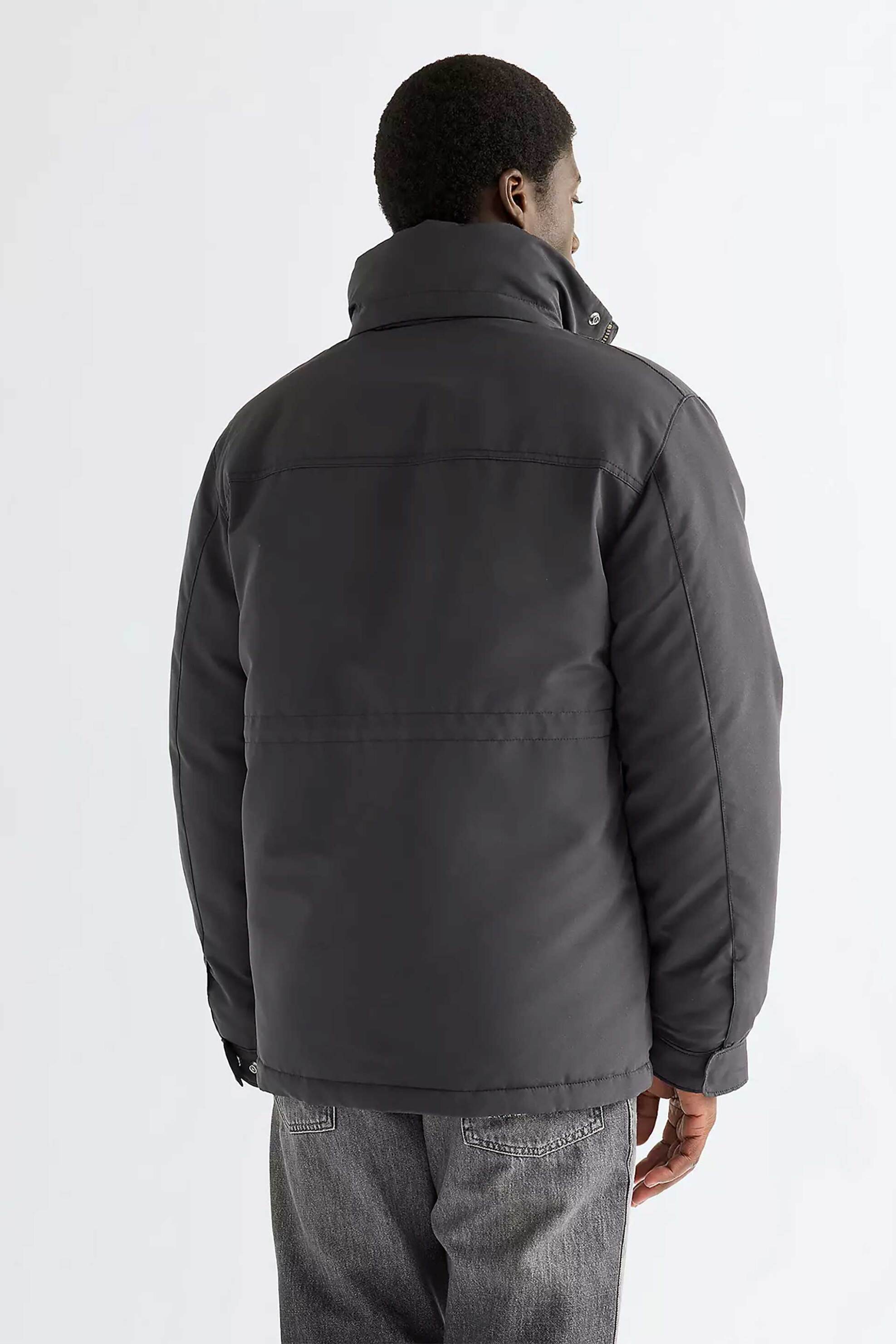 Wrangler Ανδρικό Μπουφάν Regular Fit Bodyguard - 112387069 Ανθρακί