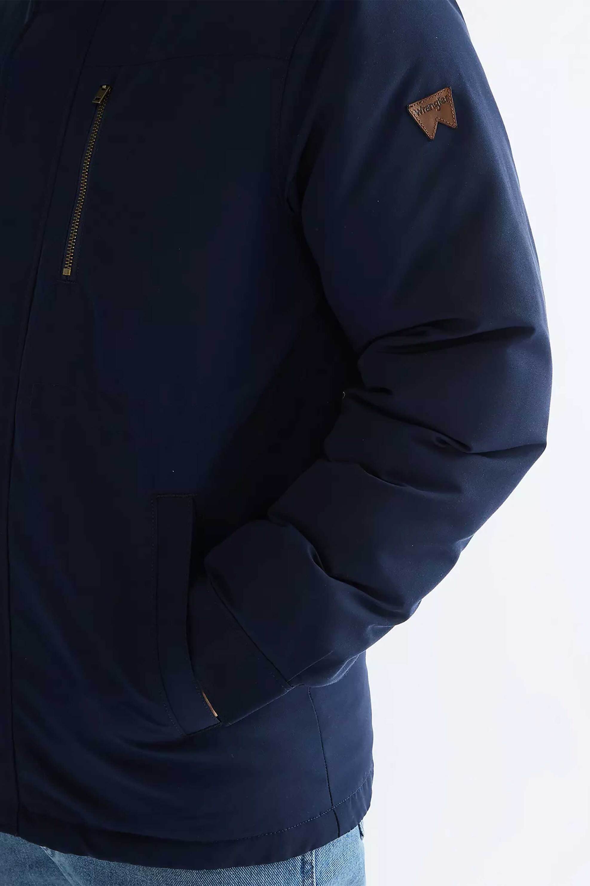 Wrangler Ανδρικό Μπουφάν Regular Fit Bodyguard - 112387070 Μπλε Σκούρο