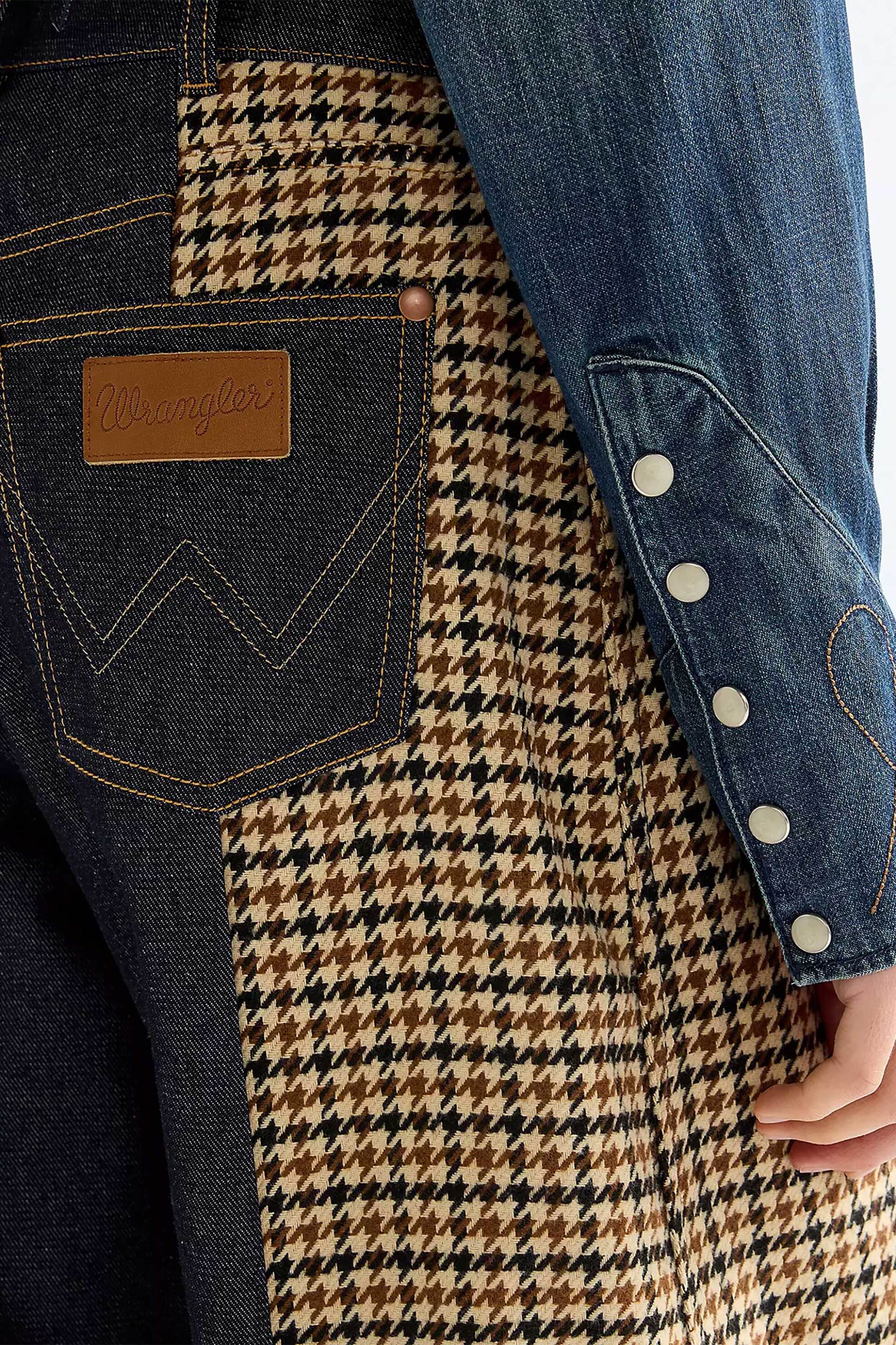 Wrangler Γυναικείο Τζιν Παντελόνι Πεντάτσεπο Straight Fit Cowboy - 112386715 Denim Blue Σκούρο