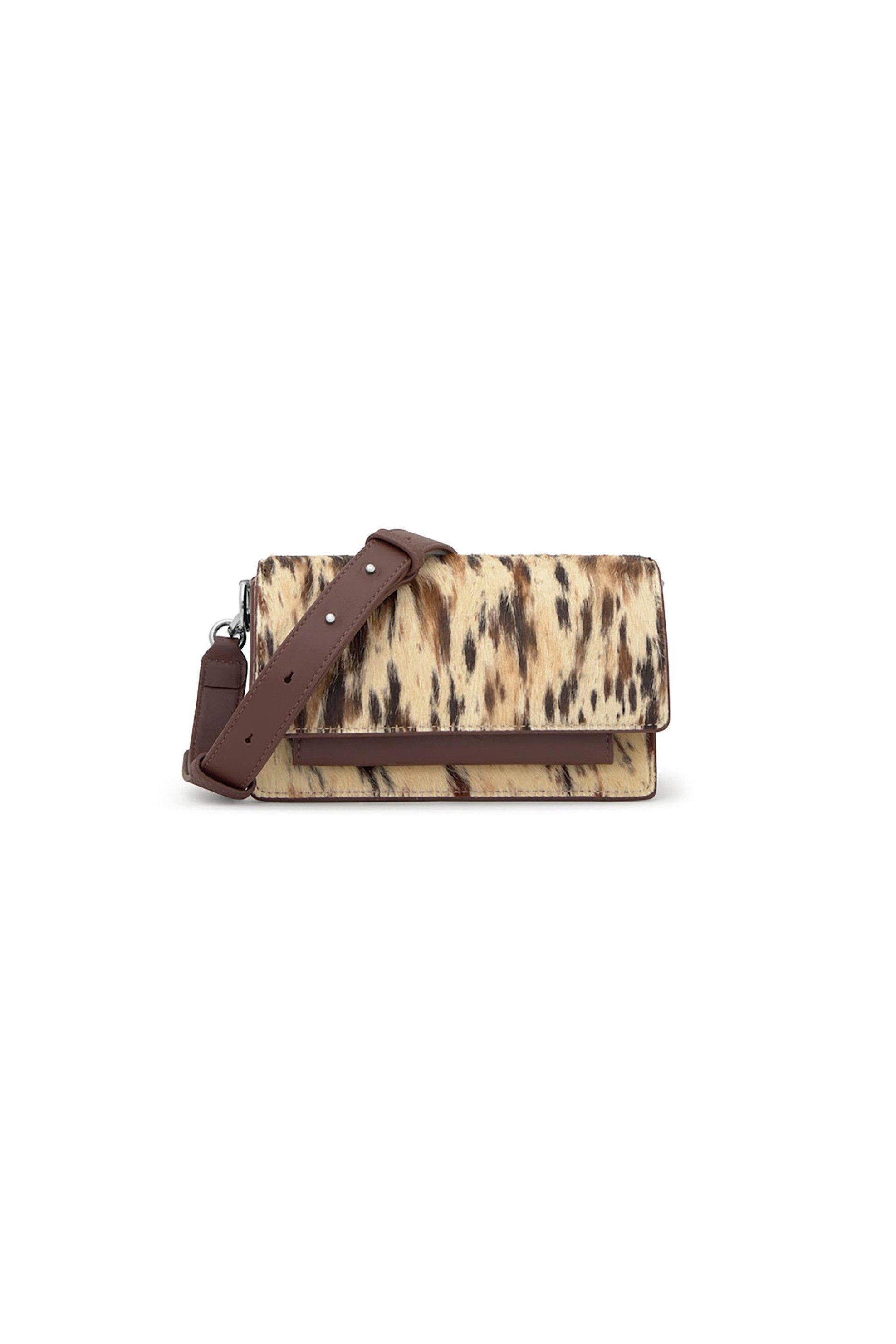 TOUS γυναικεία τσάντα crossbody "Audree Wild Small" - E75097 Καφέ