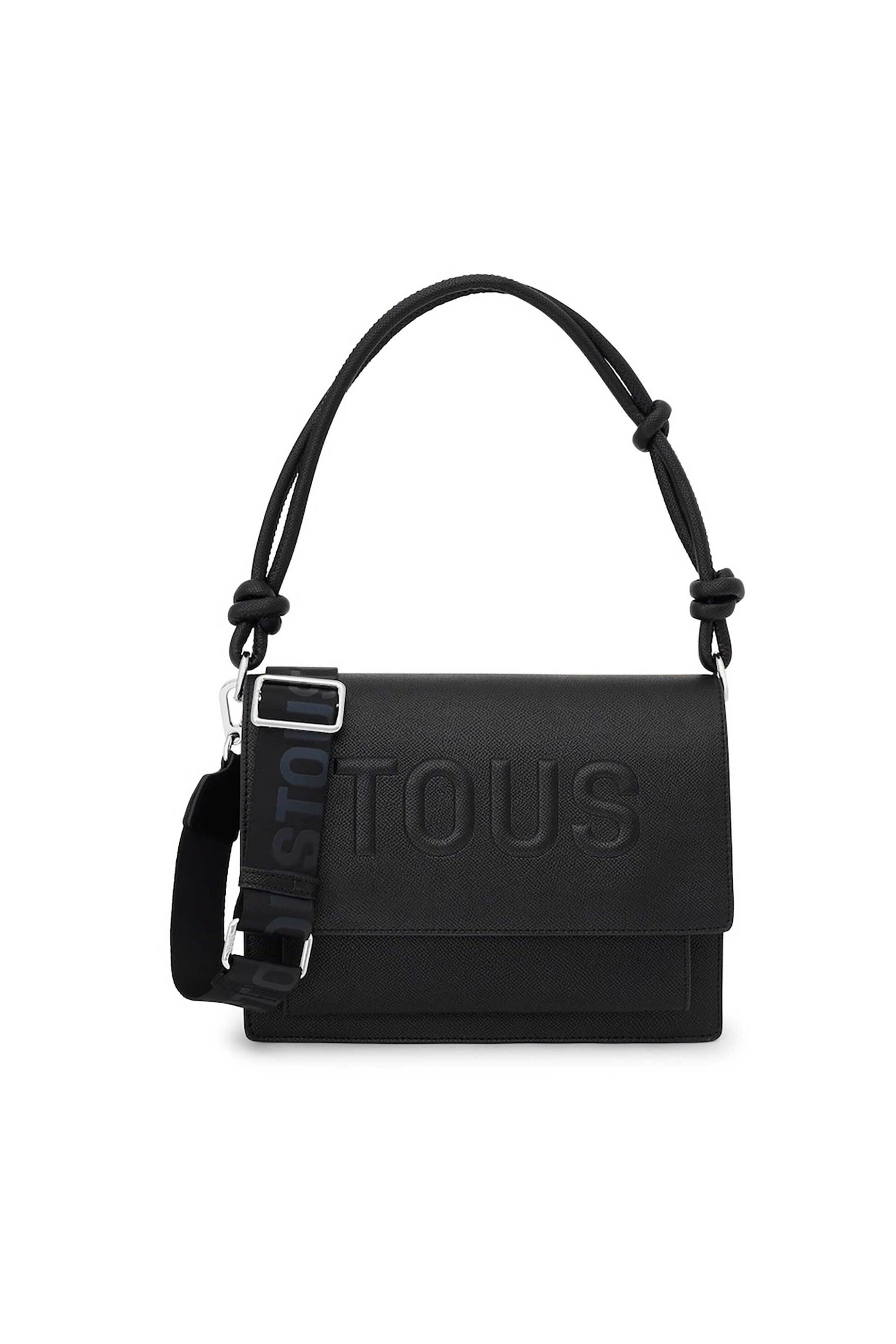 TOUS γυναικεία τσάντα ώμου "La Rue New Audree Medium" - E75530 Μαύρο