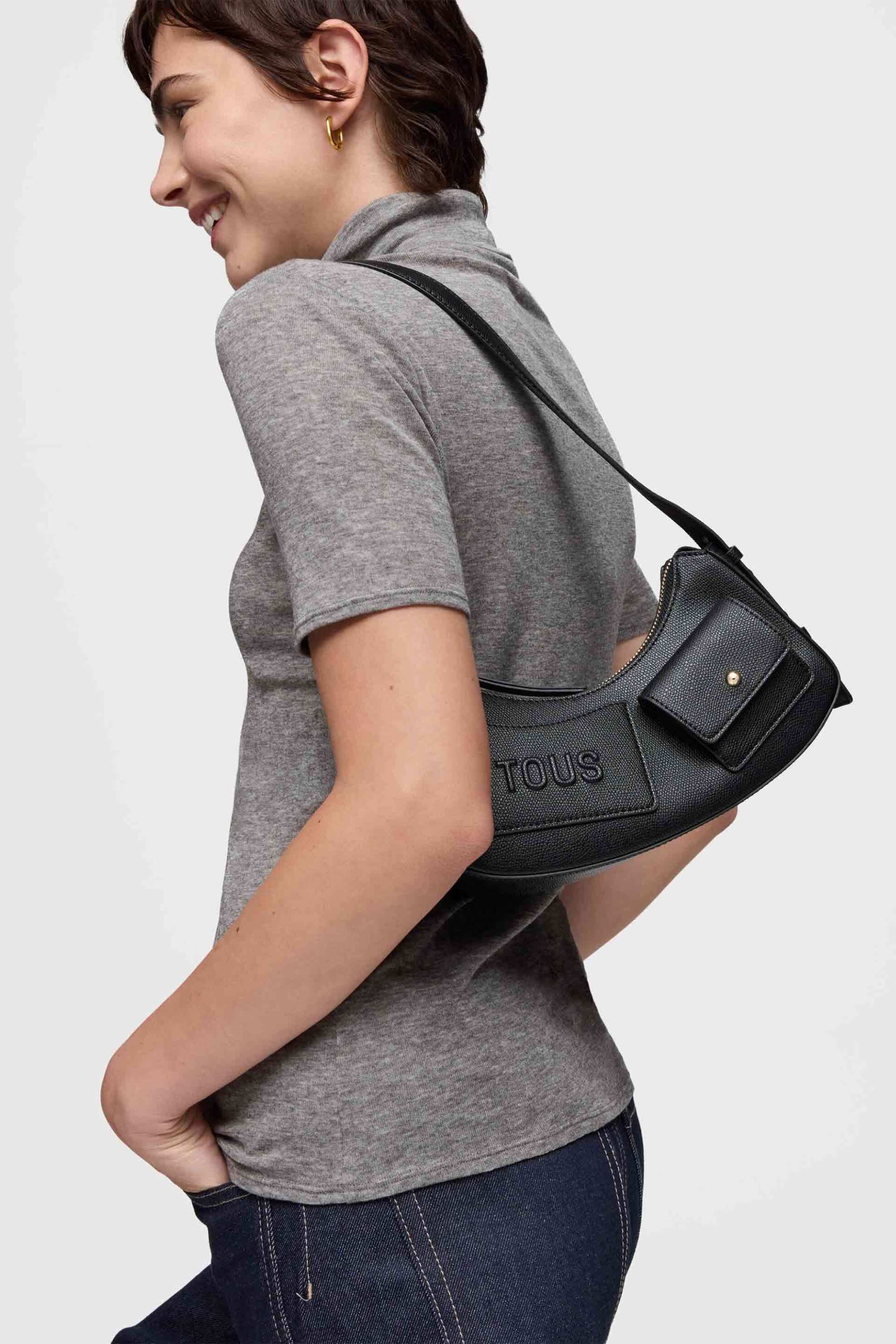 Tous Γυναικεία Τσάντα Ώμου Bolso De Hombro - E80117 Μαύρο