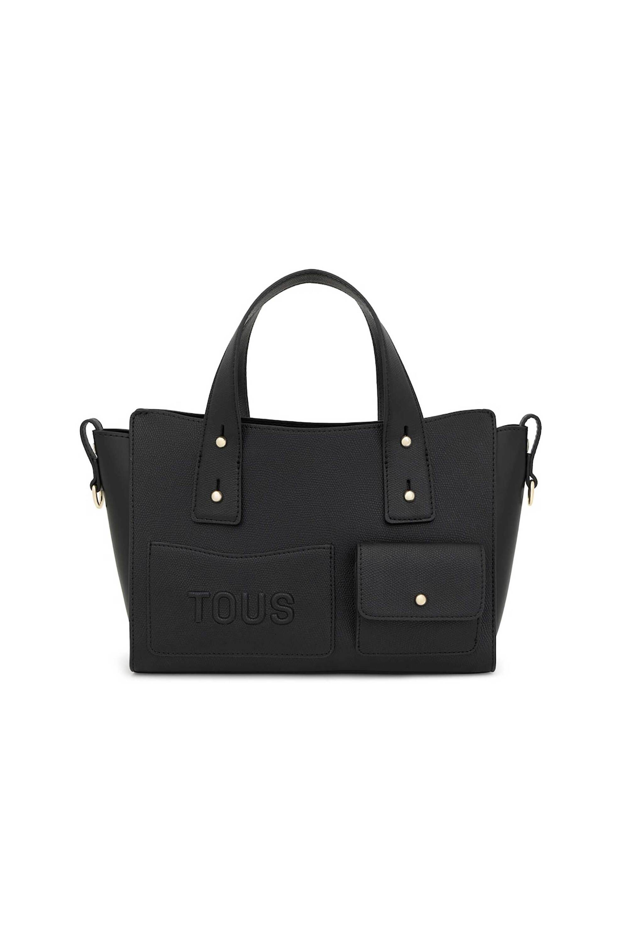 TOUS γυναικεία τσάντα χειρός "Back to Basics Medium" - E80124 Μαύρο