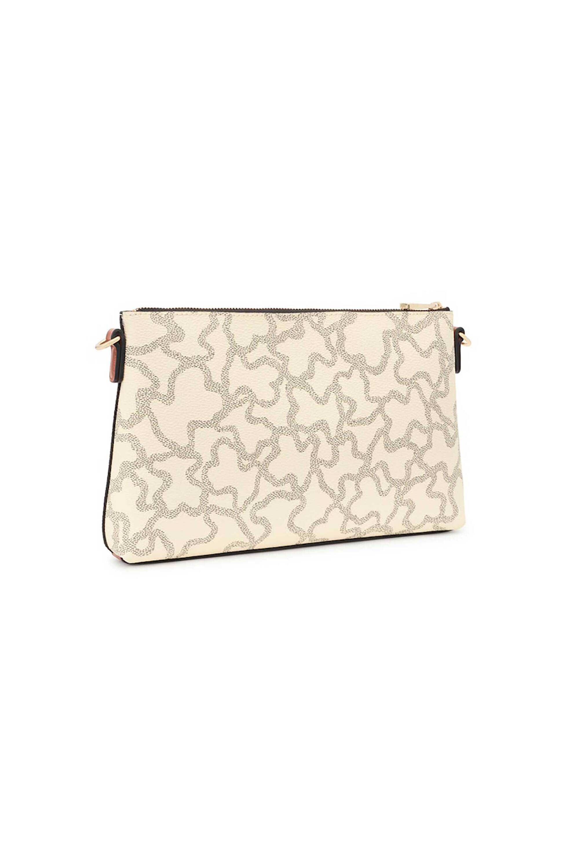 TOUS γυναικεία τσάντα ώμου tote "Kaos Icon Clutch" - E80371 Εκρού φωτογραφία