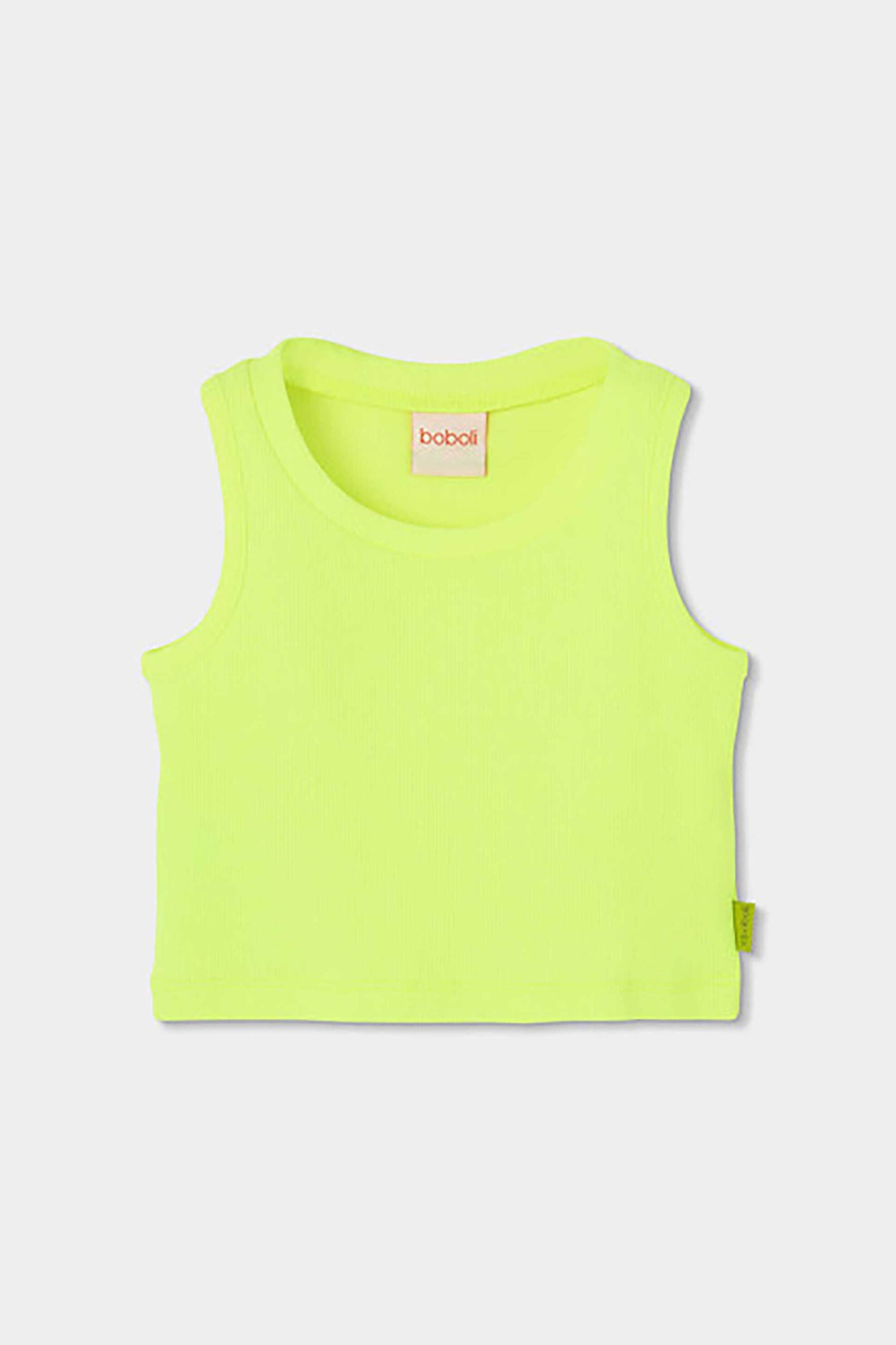 Boboli παιδικό παντελόνι ελαστικό μονόχρωμο - 493040 Πράσινο