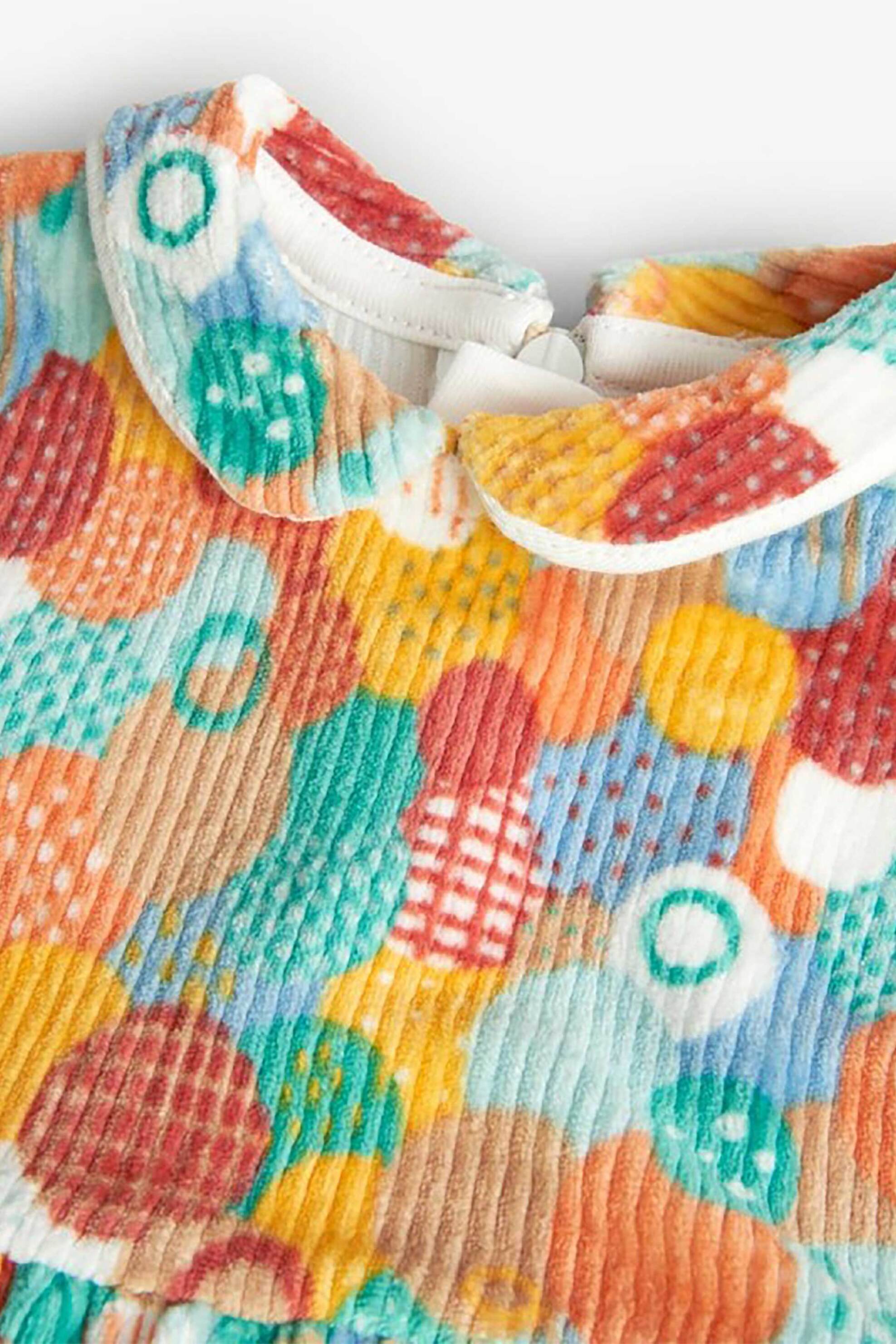 Boboli βρεφικό φόρεμα ribbed με all-over print - 119045 Πολύχρωμο φωτογραφία