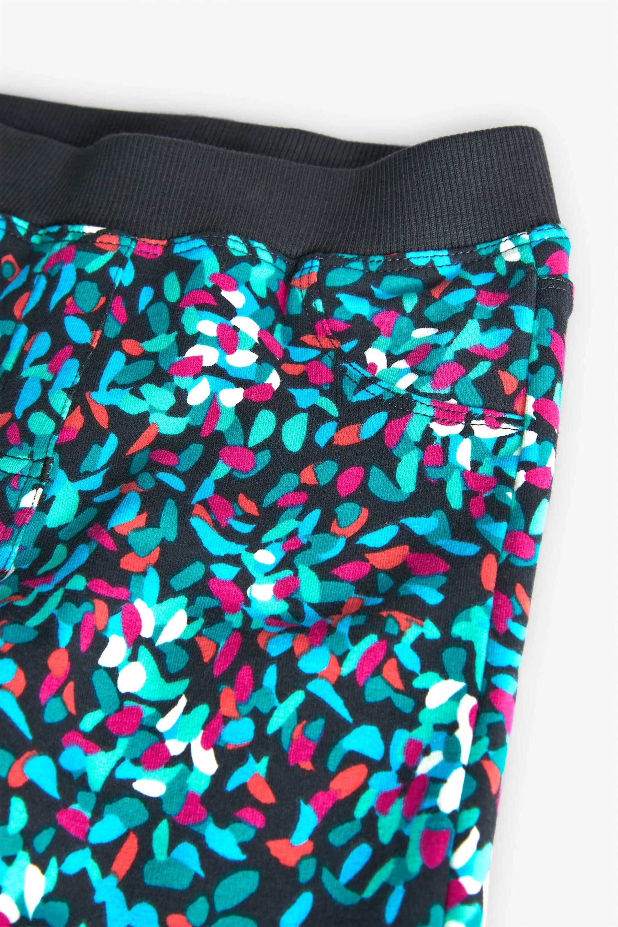 Boboli παιδικό παντελόνι με all-over print και ελαστική μέση - 229014 Πολύχρωμο φωτογραφία