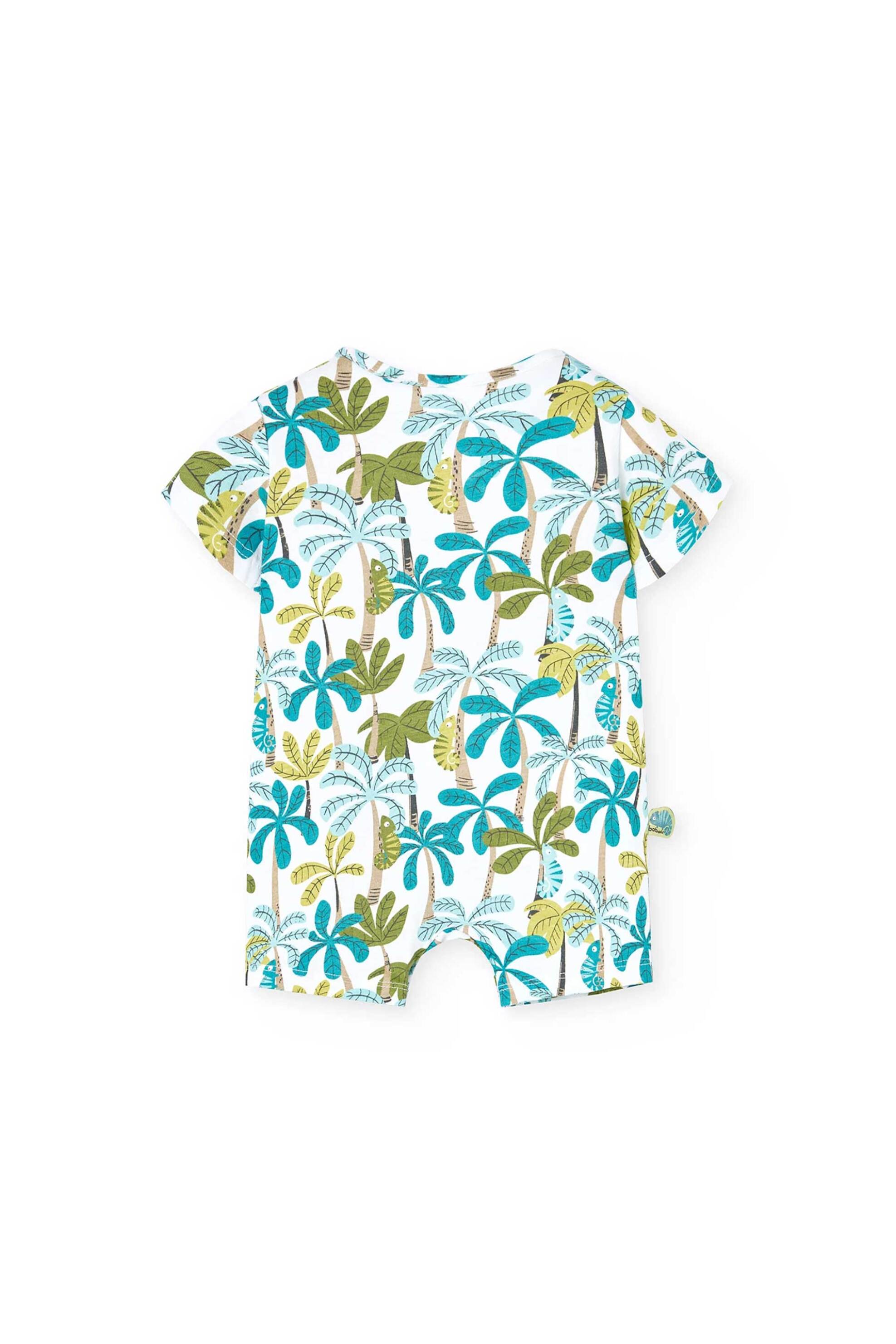 Boboli βρεφικό φορμάκι με palm tree print - 111148 Πολύχρωμο φωτογραφία