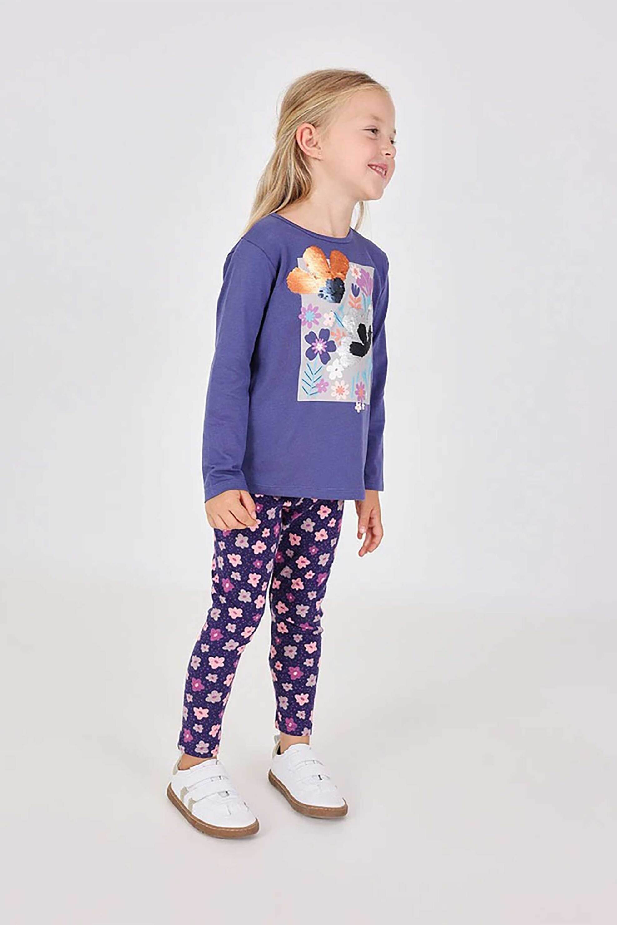 BOBOLI Boboli παιδικό κολάν με floral print - 222130 Πολύχρωμο