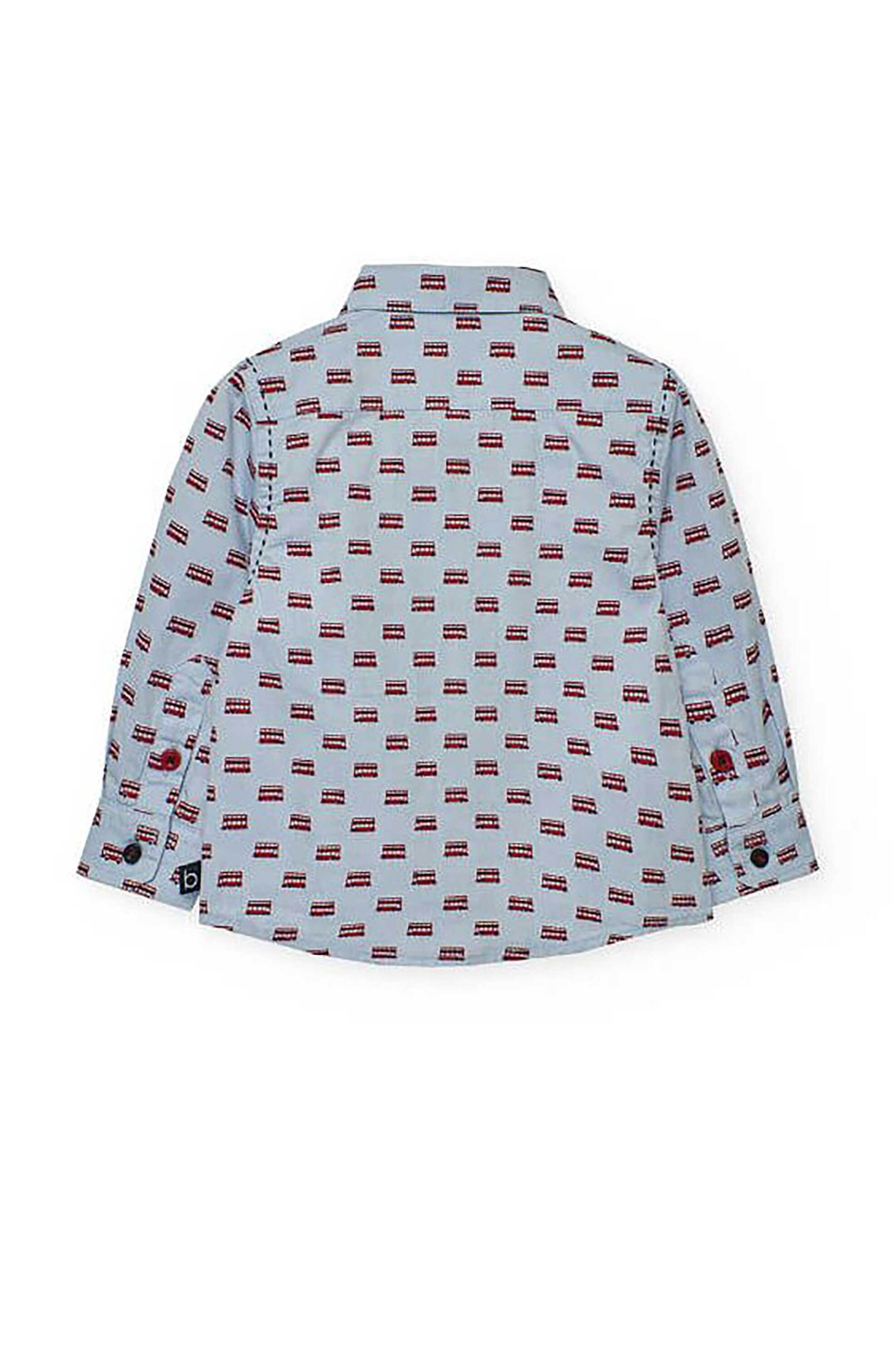 Boboli παιδικό πουκάμισο με all-over σχέδιο - 712224 Πολύχρωμο φωτογραφία