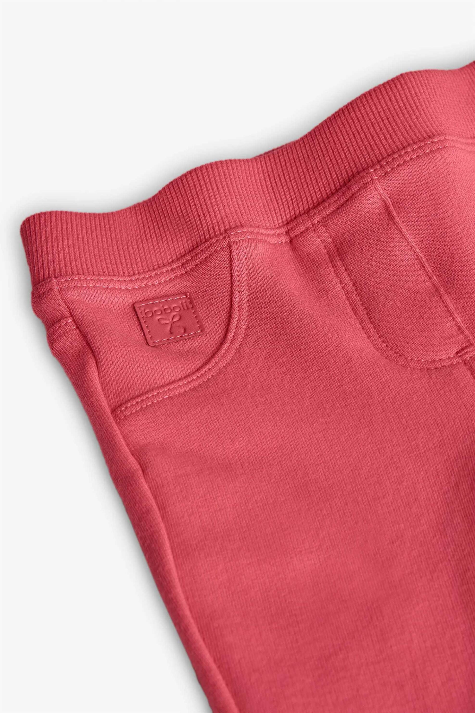 Boboli παιδικό παντελόνι μονόχρωμο με ελαστική μέση - 292047 Ροζ φωτογραφία