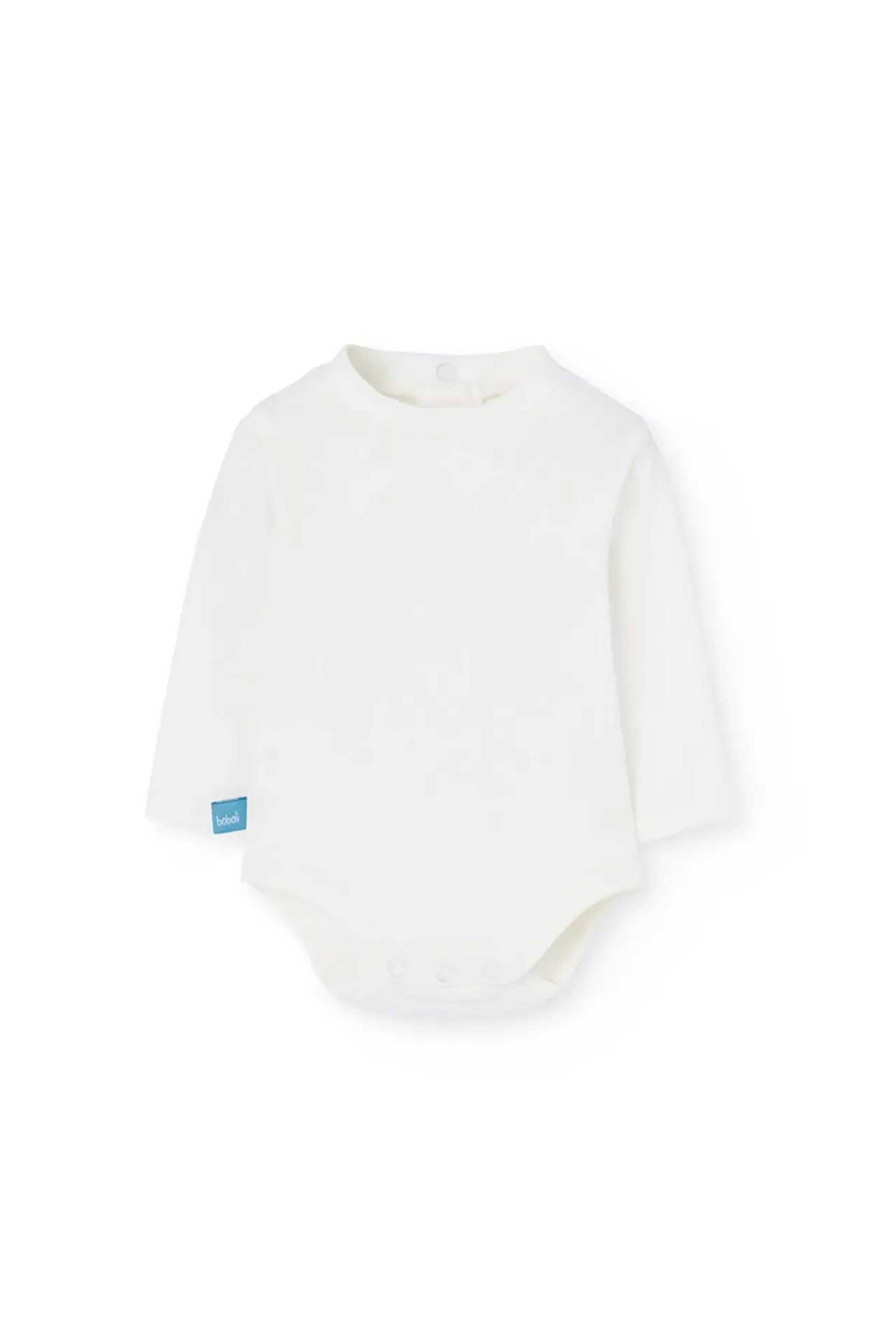 Boboli βρεφικό σετ σαλοπέτα denim με ζωάκια και φορμάκι (2 τεμάχια) - 132141 Denim Blue Ανοιχτό φωτογραφία