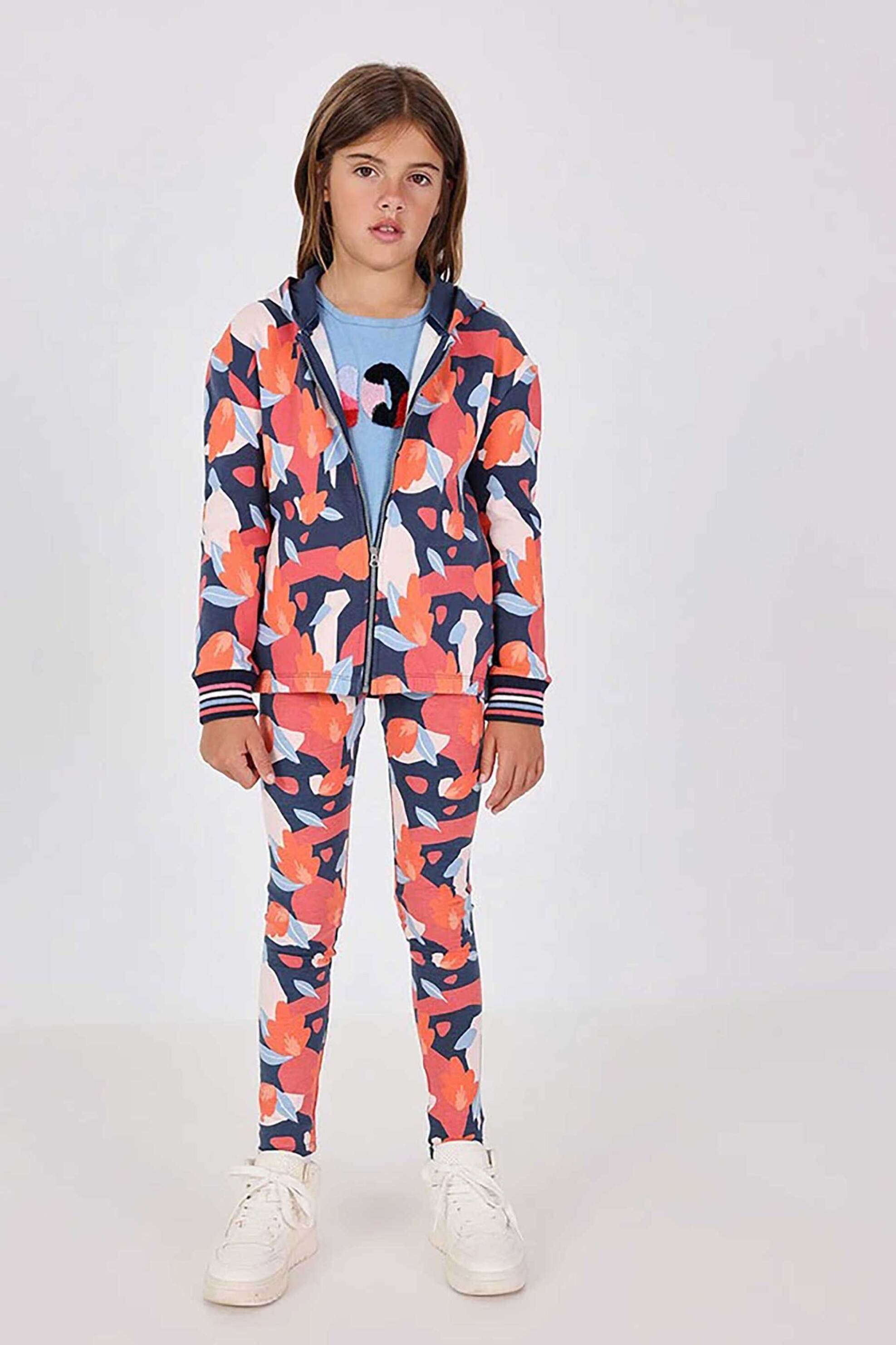 Boboli παιδικό κολάν με floral print - 432144 Πολύχρωμο