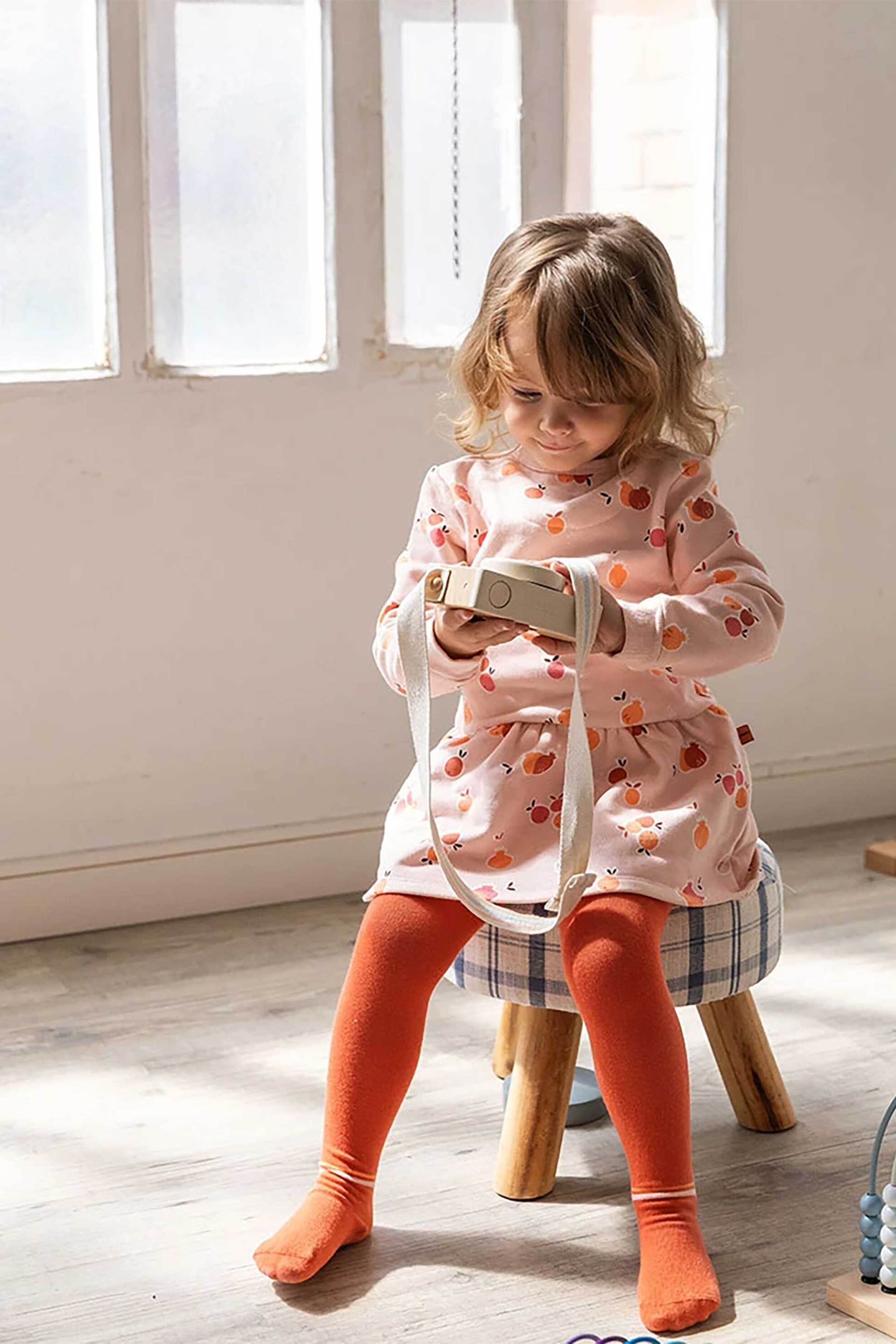 BOBOLI Boboli βρεφικό φόρεμα με fruits print - 102025 Ροζ Ανοιχτό