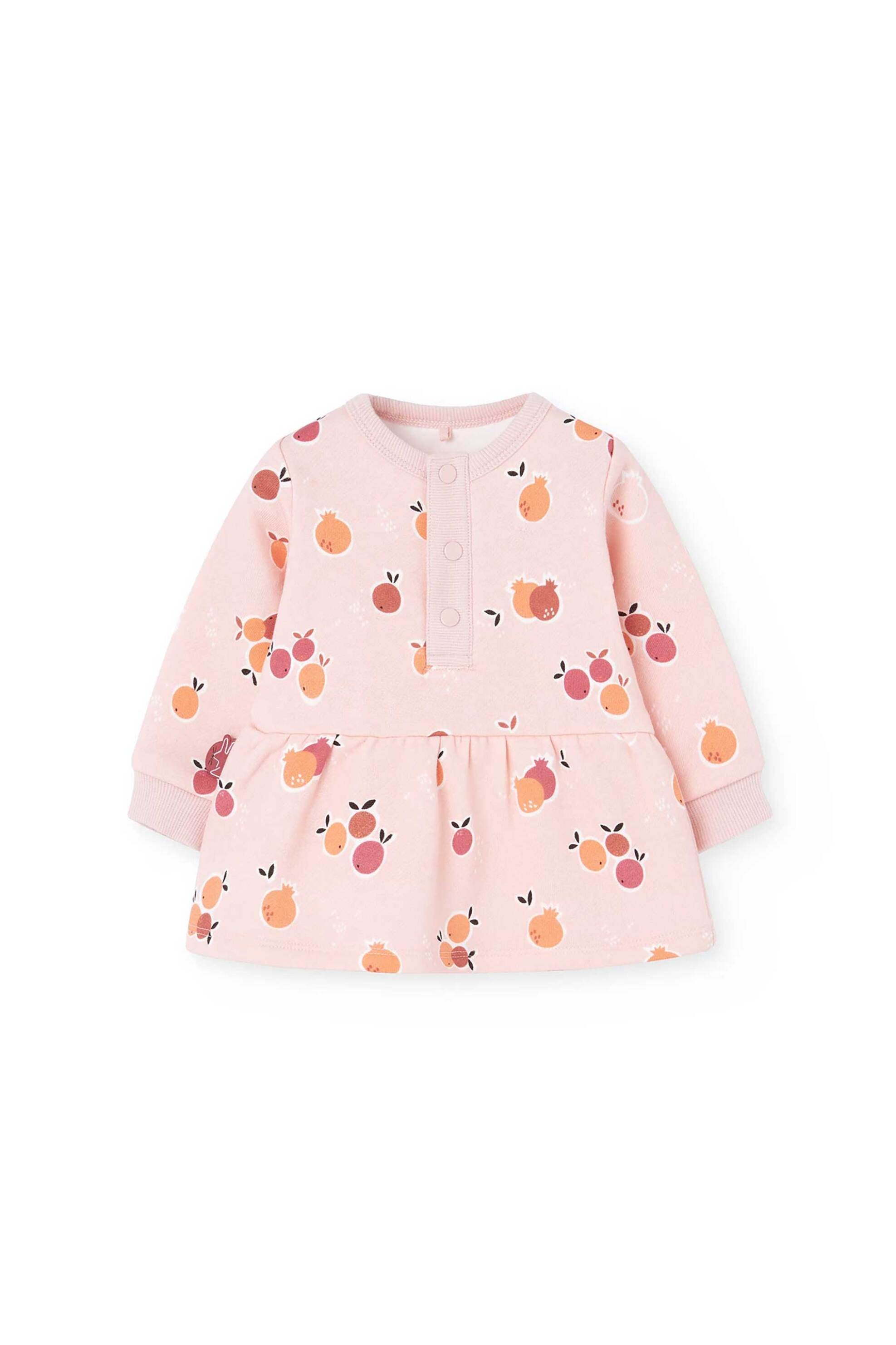 Boboli βρεφικό φόρεμα με fruits print - 102025 Ροζ Ανοιχτό φωτογραφία