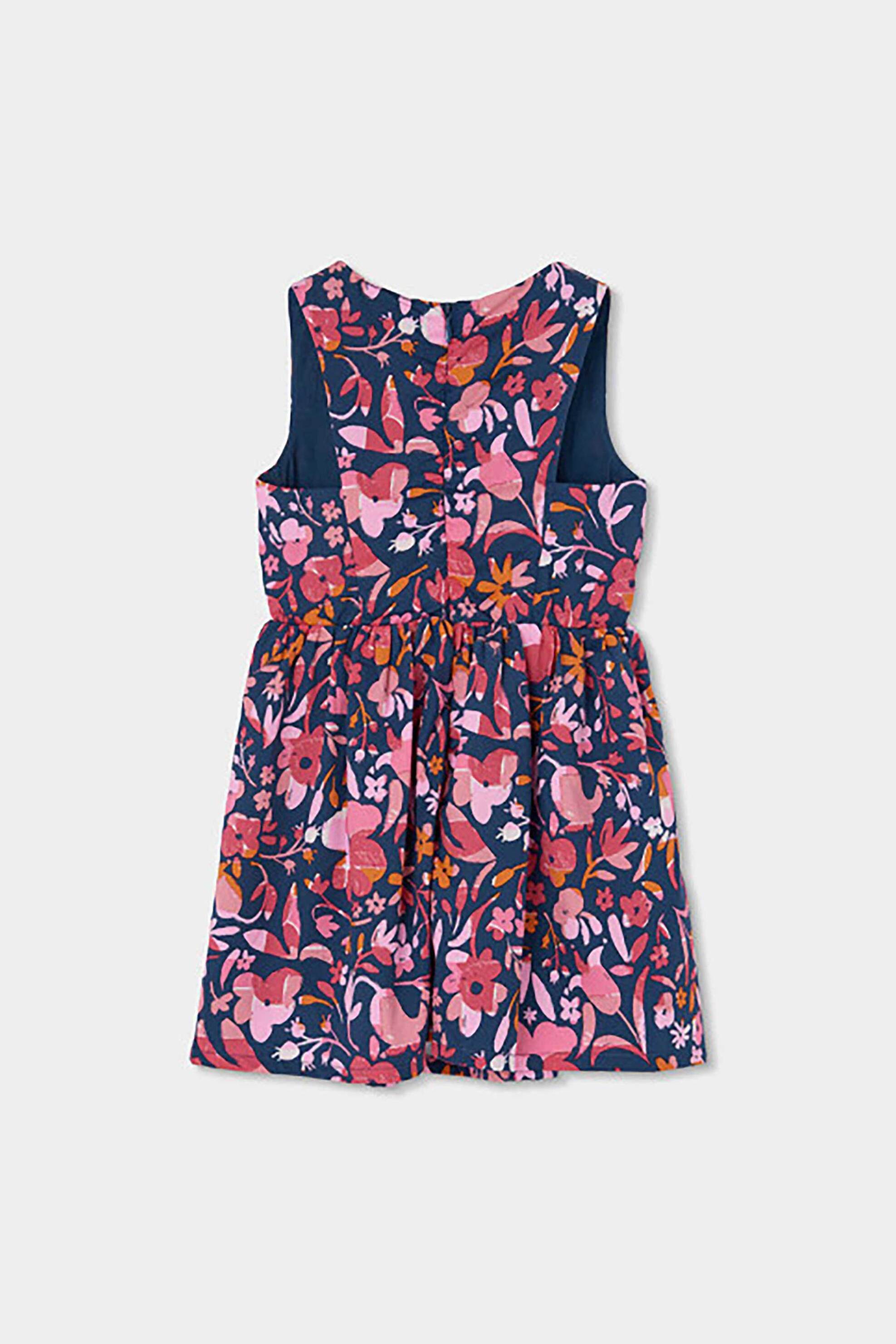 Boboli Παιδικό Αμάνικο Φόρεμα με Floral Print - 323031 Πολύχρωμο