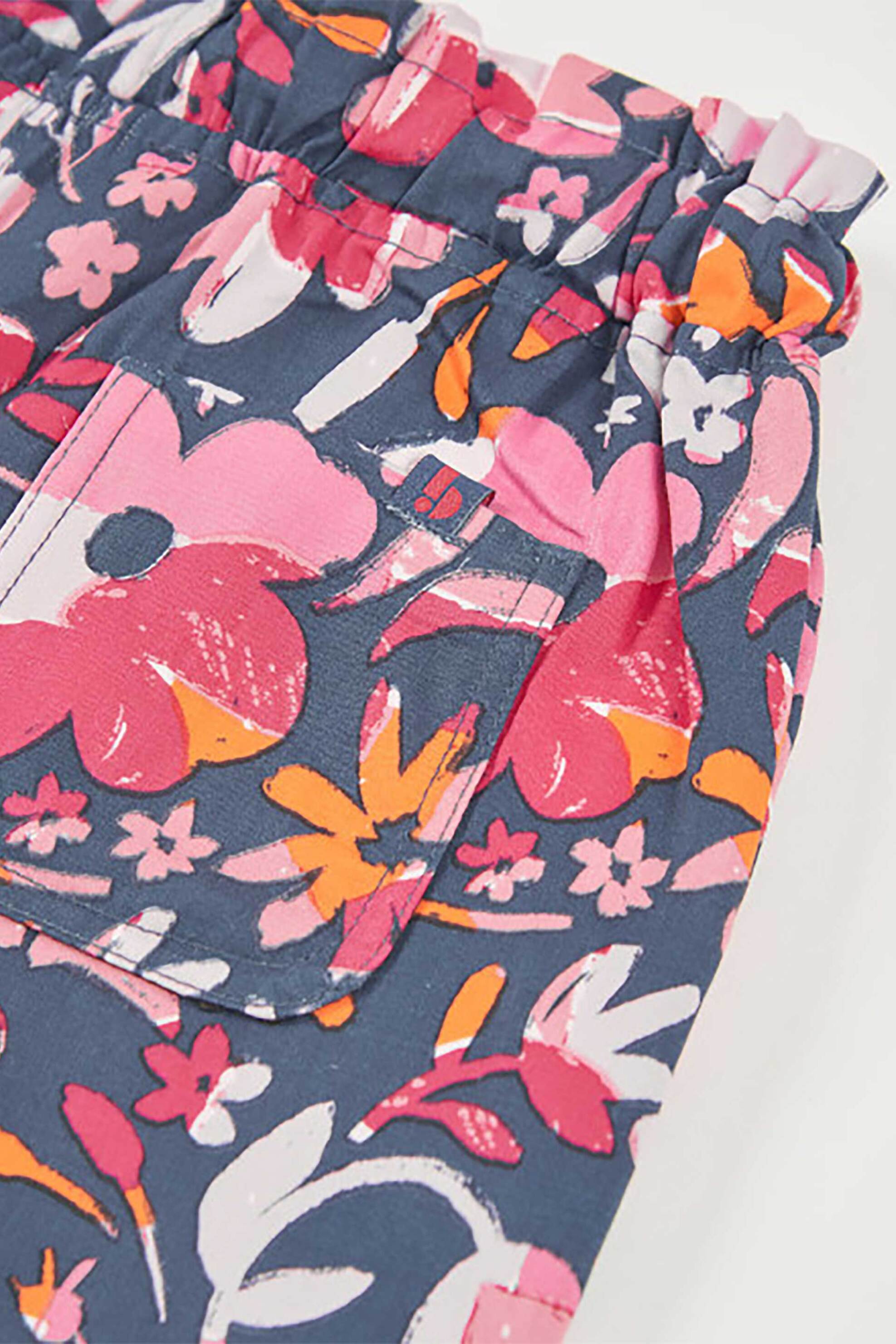 Boboli Παιδικό Σορτς με Floral Print - 323064 Πολύχρωμο