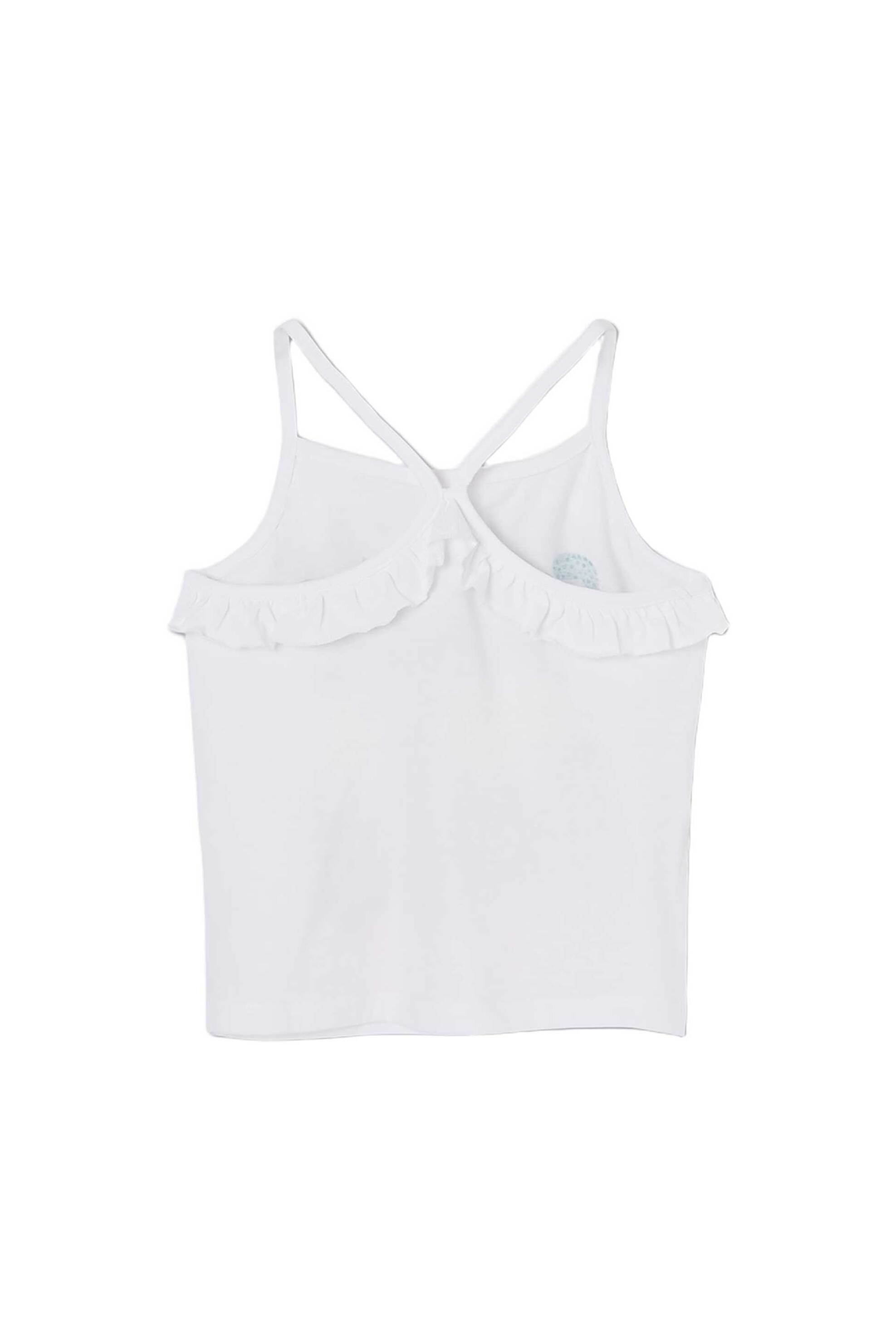 Boboli Παιδικό Τοπ με Letter Print - 413109 Λευκό