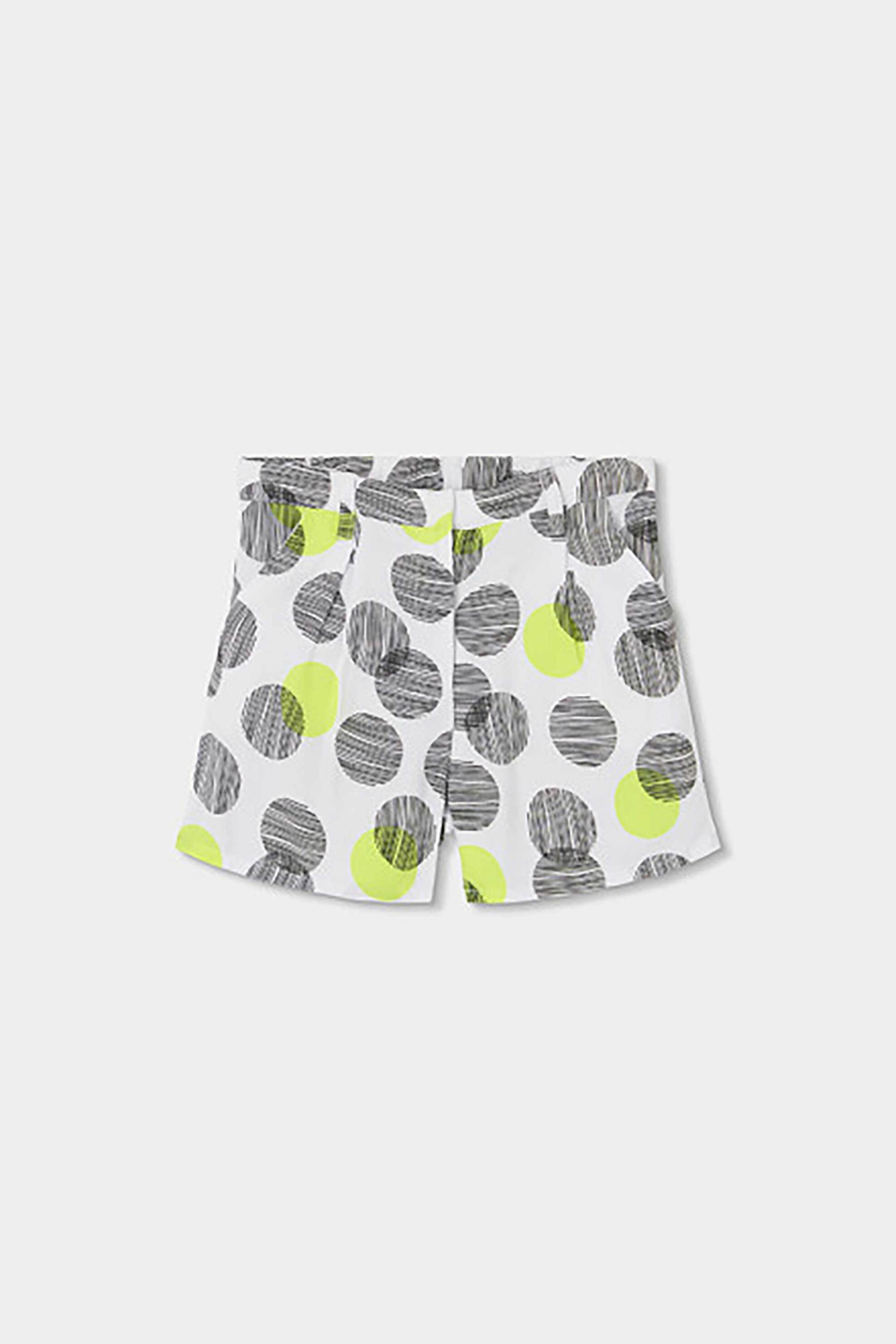 Boboli παιδικό σορτς με all-over print - 423032 Εκρού