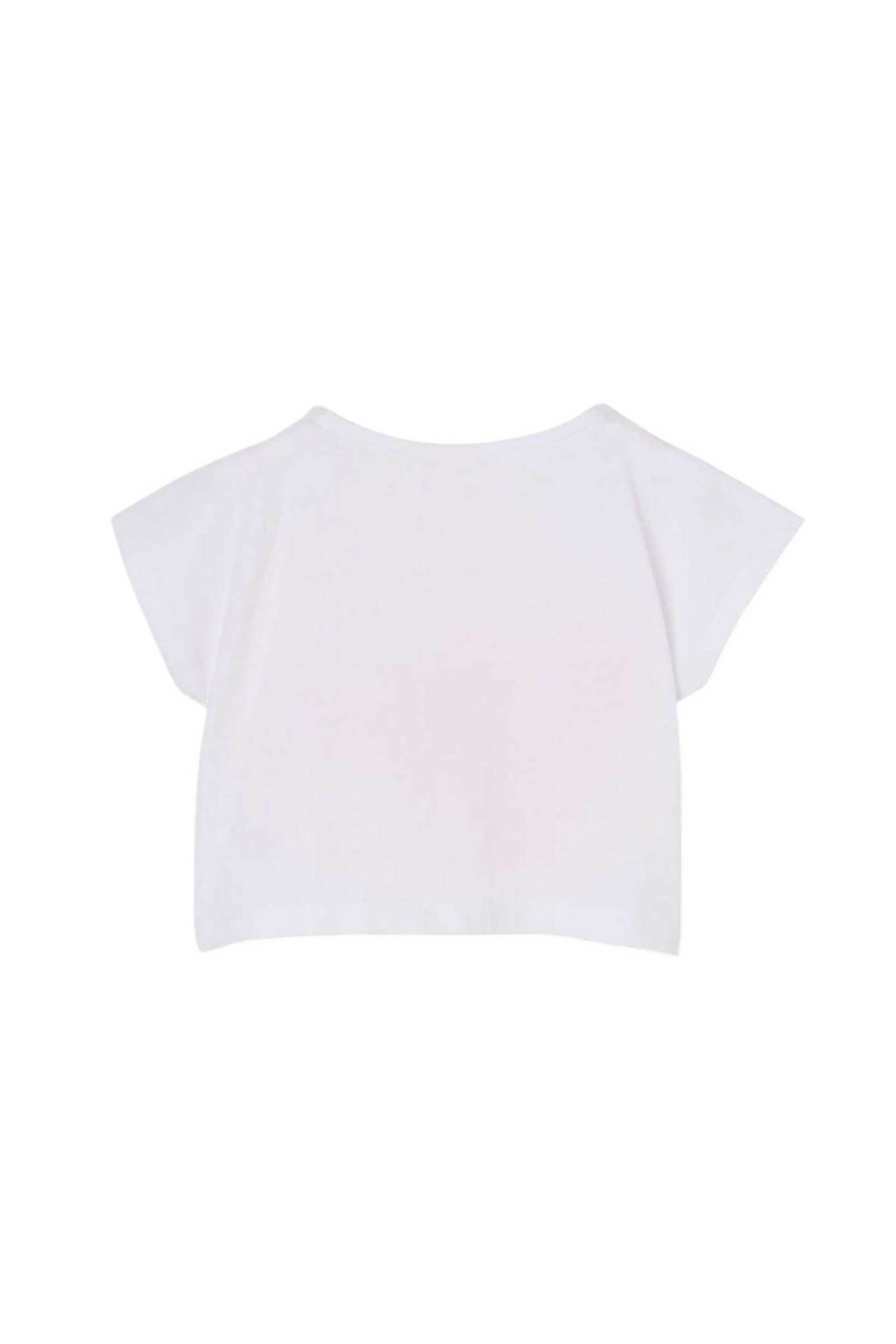 Boboli Παιδικό Τ-Shirt με Letter Print - 443067 Λευκό