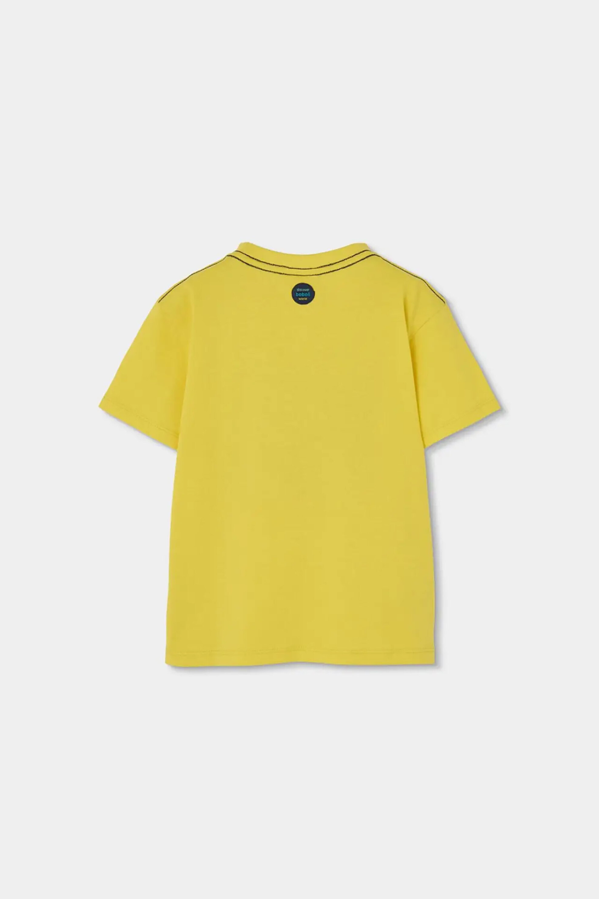Boboli Παιδικό Τ-Shirt με Letter Print - 543068 Κίτρινο