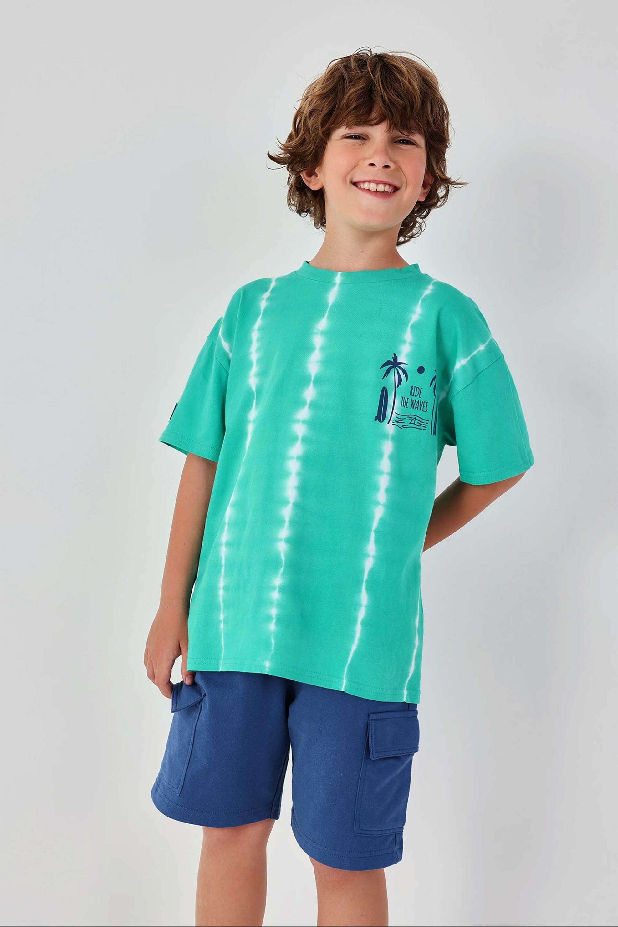 Boboli παιδική βερμούδα cargo - 613066 Denim Blue Σκούρο