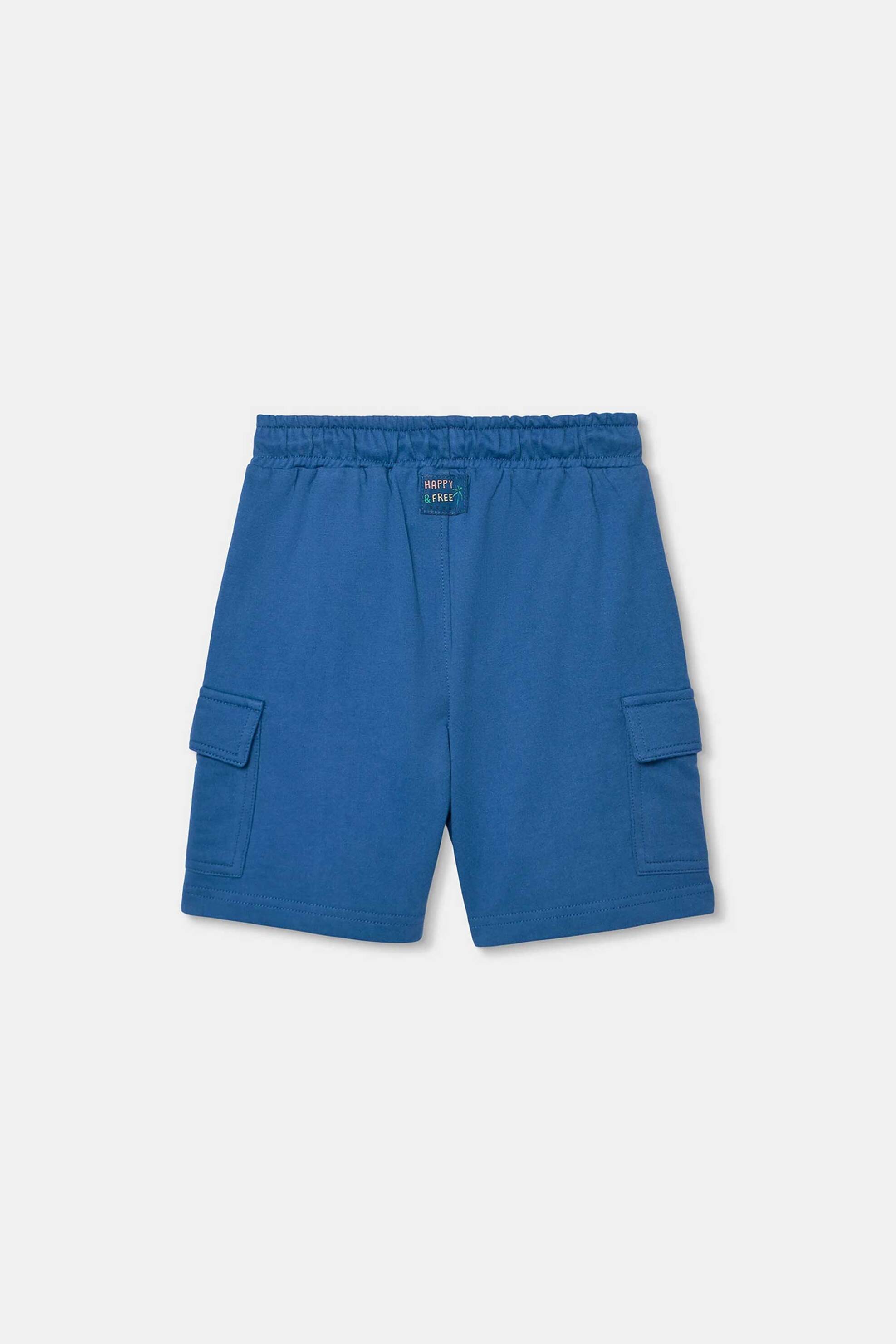 Boboli Παιδική Βερμούδα Cargo - 613066 Denim Blue Σκούρο