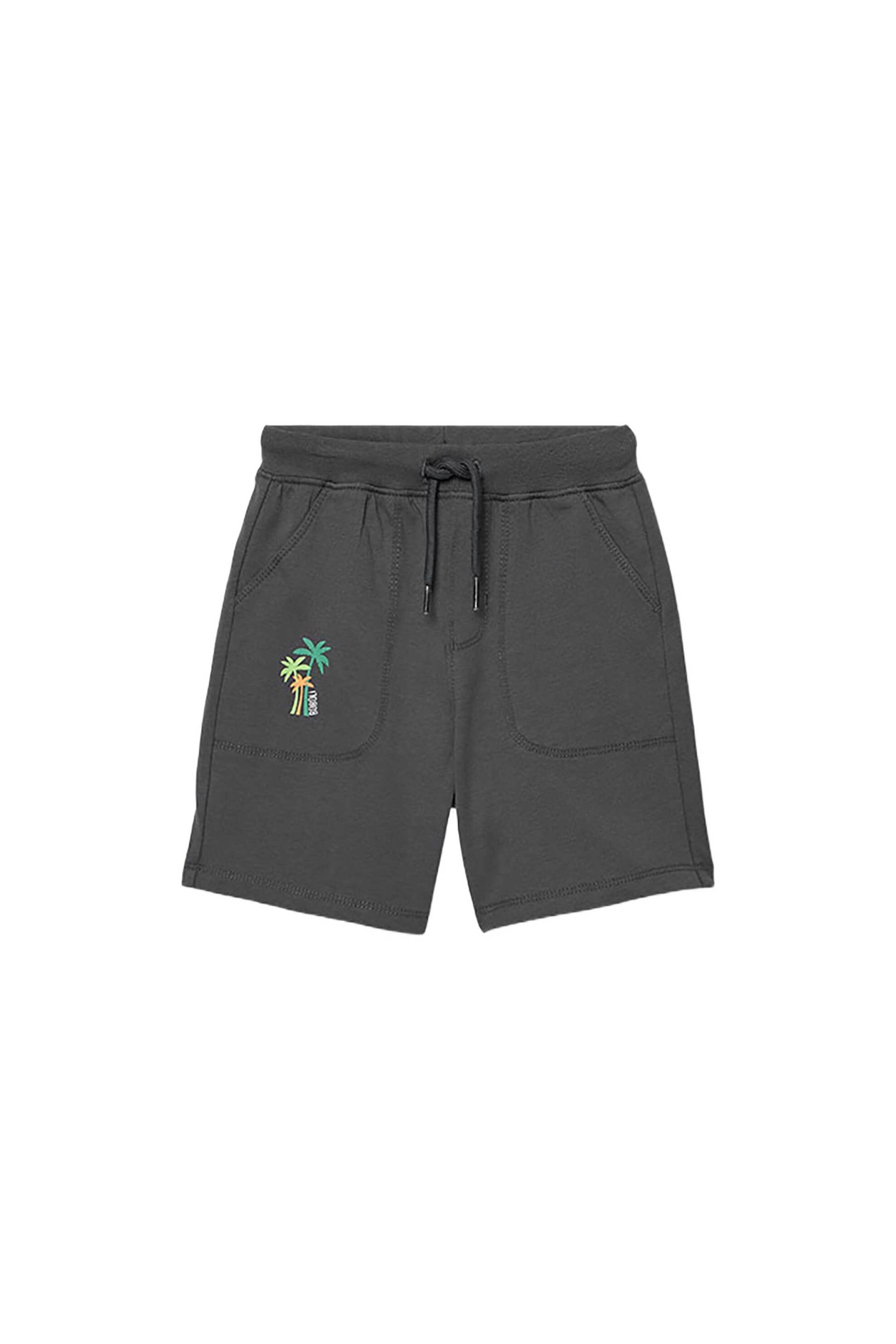 Boboli παιδική βερμούδα μονόχρωμη - 693042 Ανθρακί