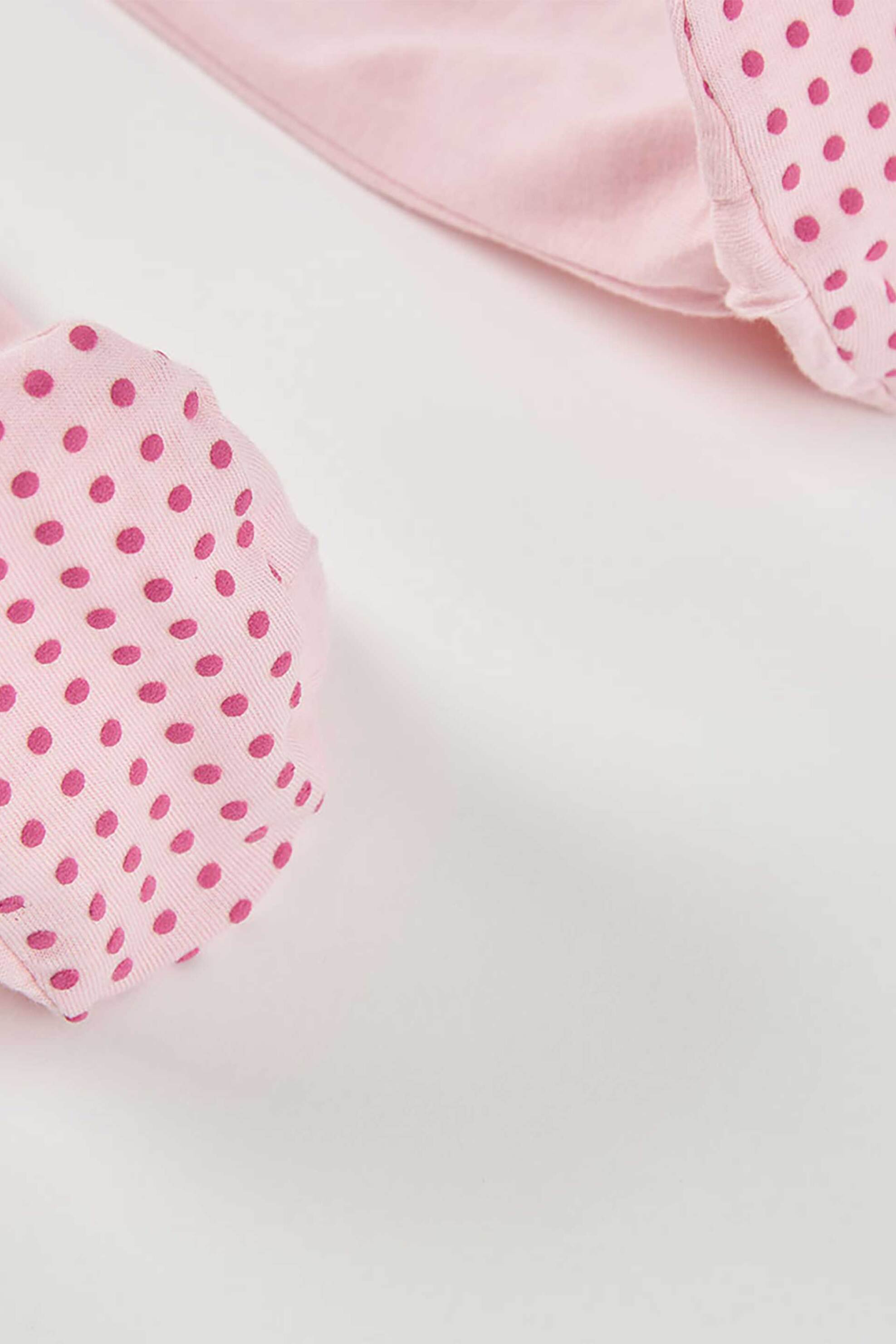 Boboli Βρεφικό Ολόσωμο Φορμάκι με Floral Print - 133063 Ροζ
