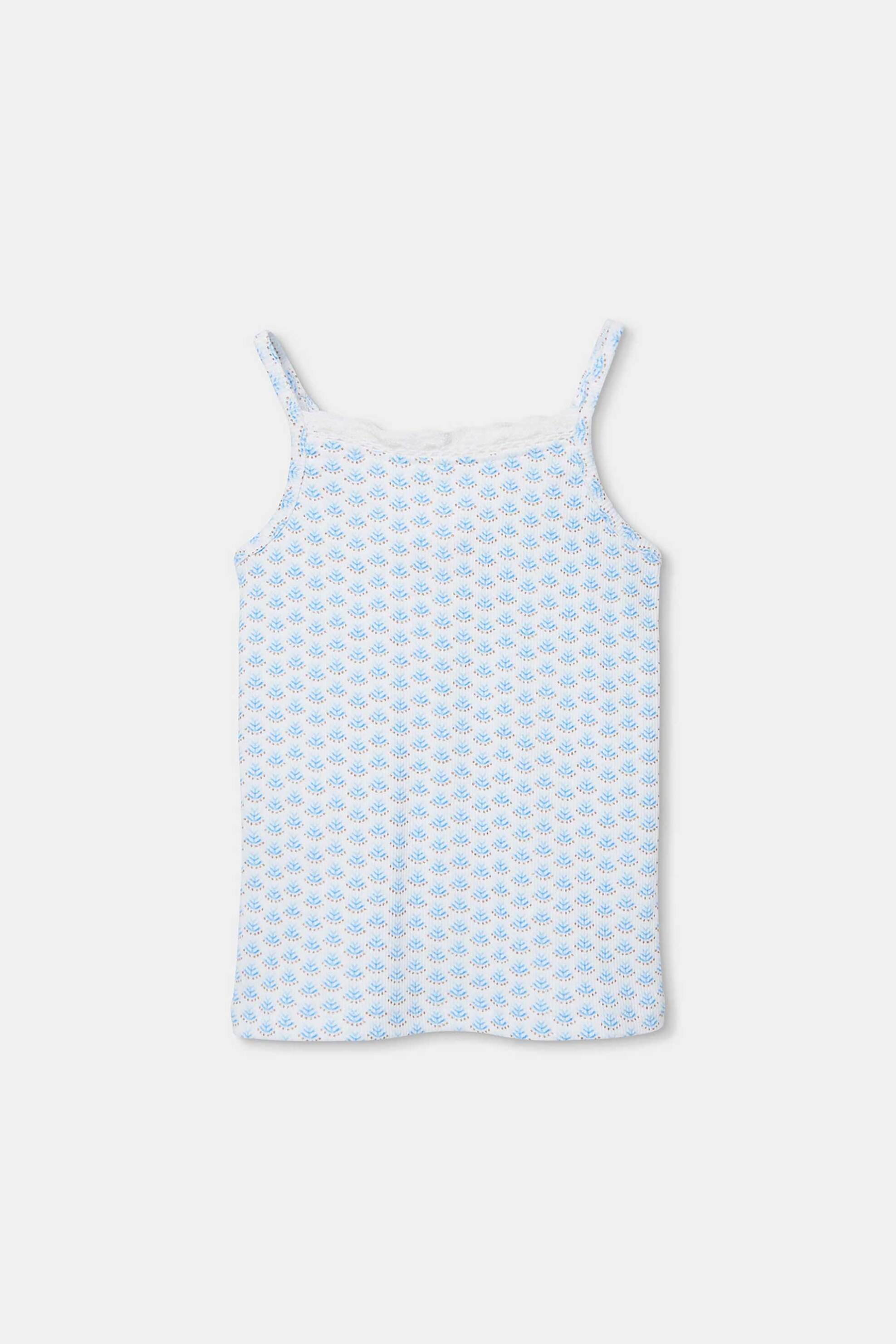 Boboli παιδικό τοπ με all-over print - 403085 Γαλάζιο